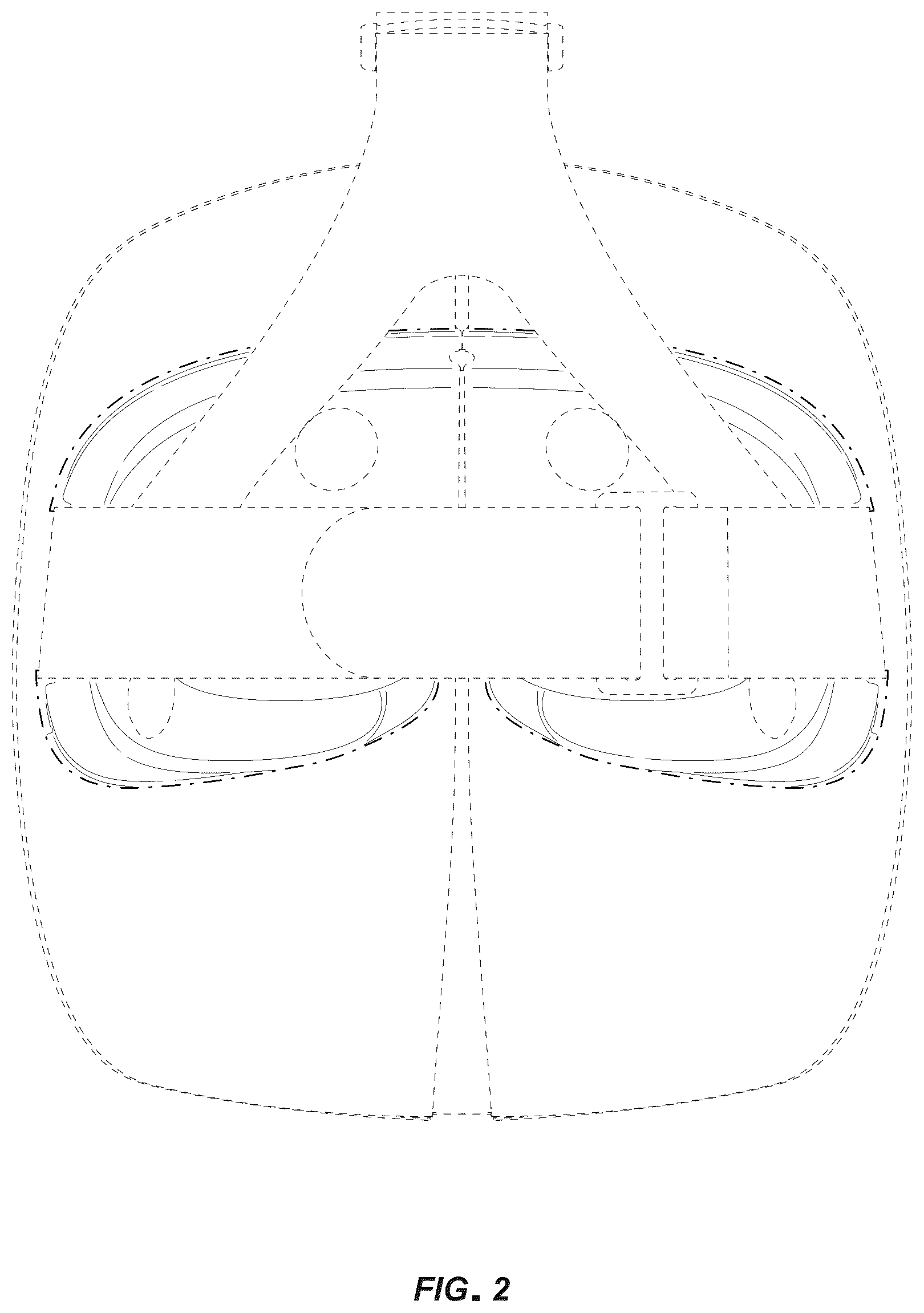 Patent USD1125581 Figure 2 – Mask