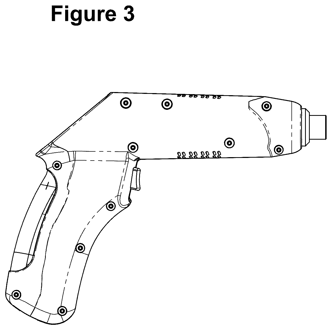 Patent USD1125583 Figure 3 – Chiropractic adjusting instrument