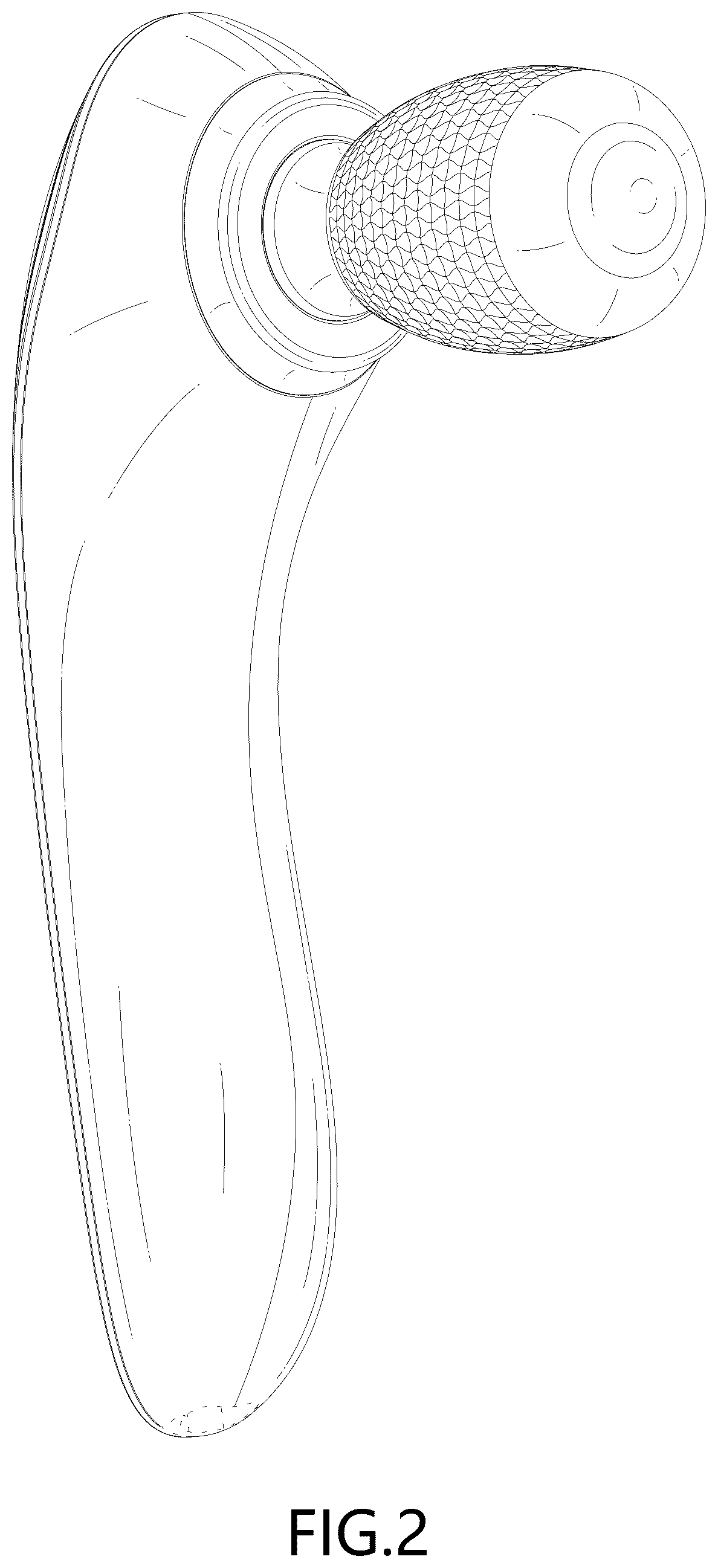 Patent USD1125584 Figure 2 – Massager