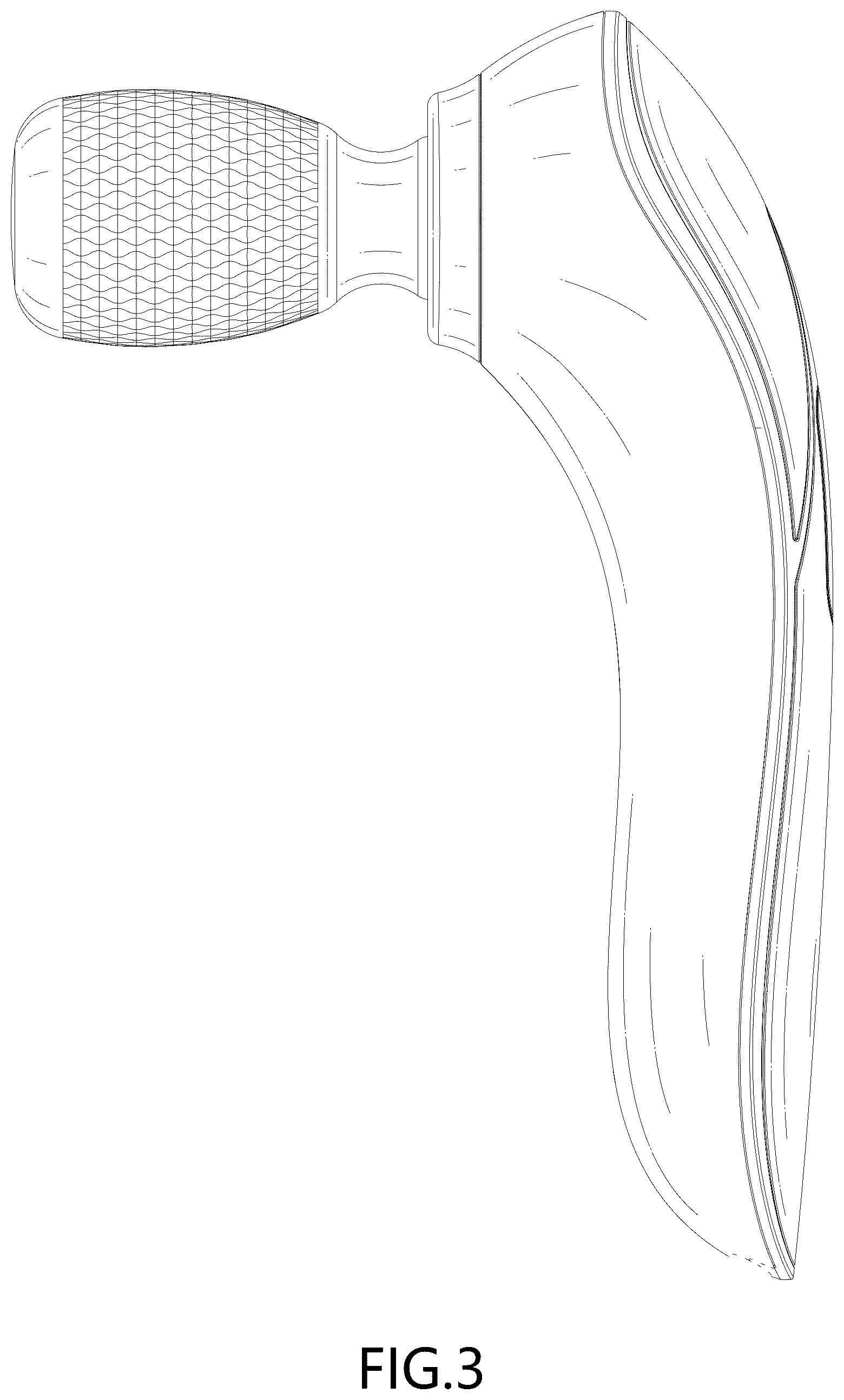 Patent USD1125584 Figure 3 – Massager