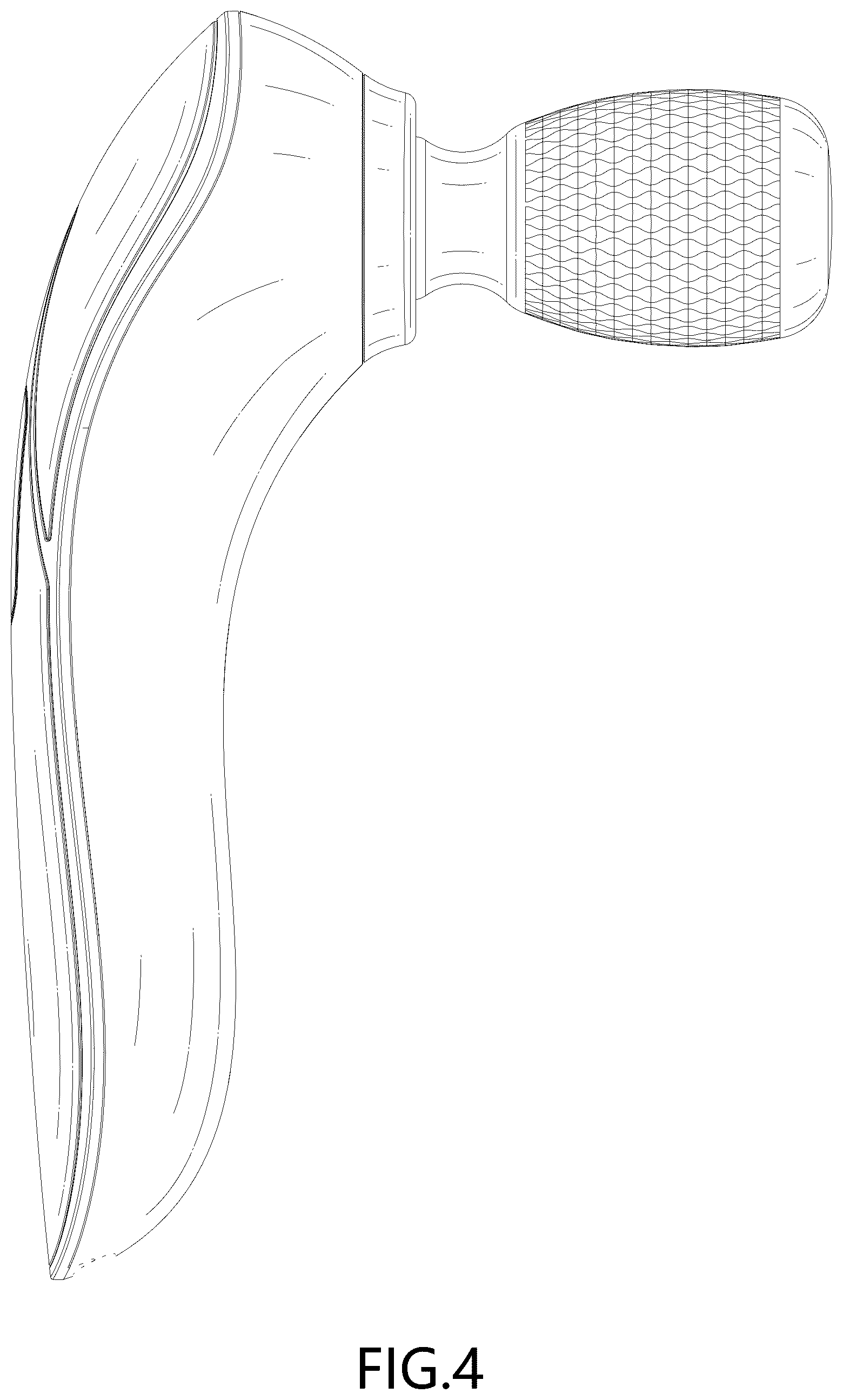 Patent USD1125584 Figure 4 – Massager