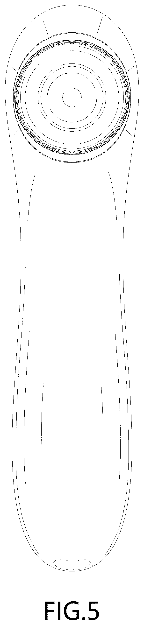 Patent USD1125584 Figure 5 – Massager