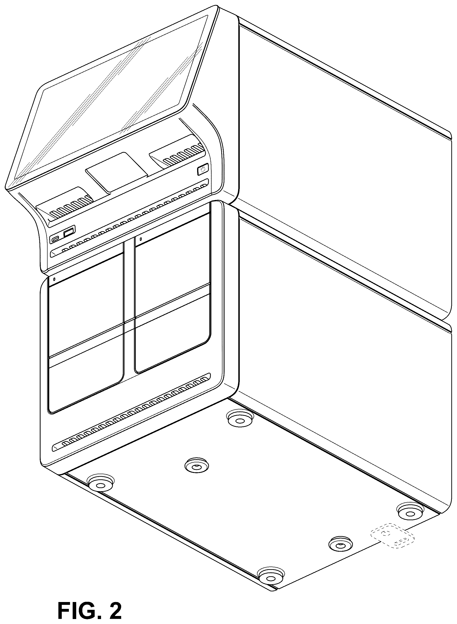 Patent USD1125589 Figure 2 – Laboratory instrument