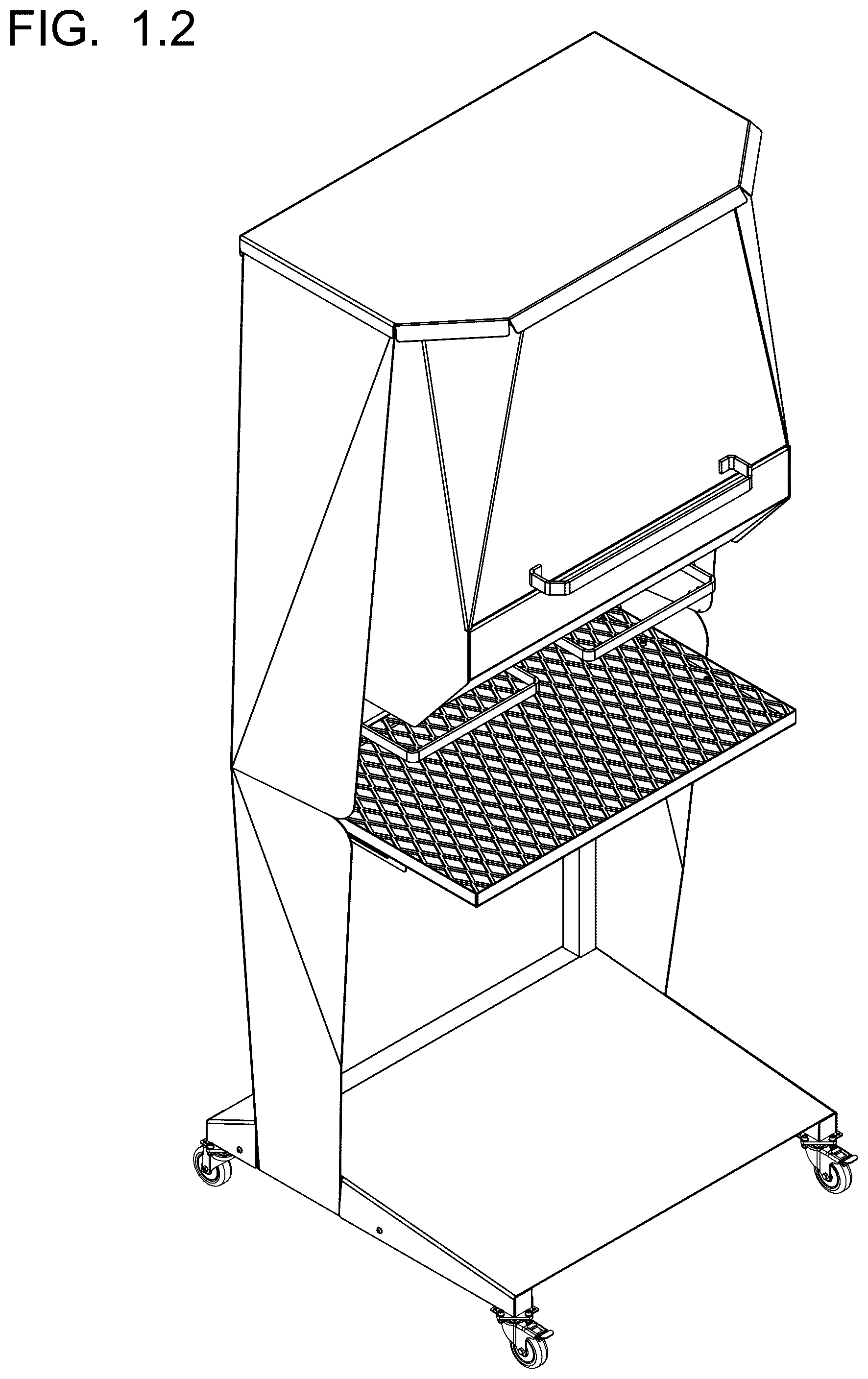 Patent USD1125590 Figure 2 – Fixed apparatus and equipment for laboratories