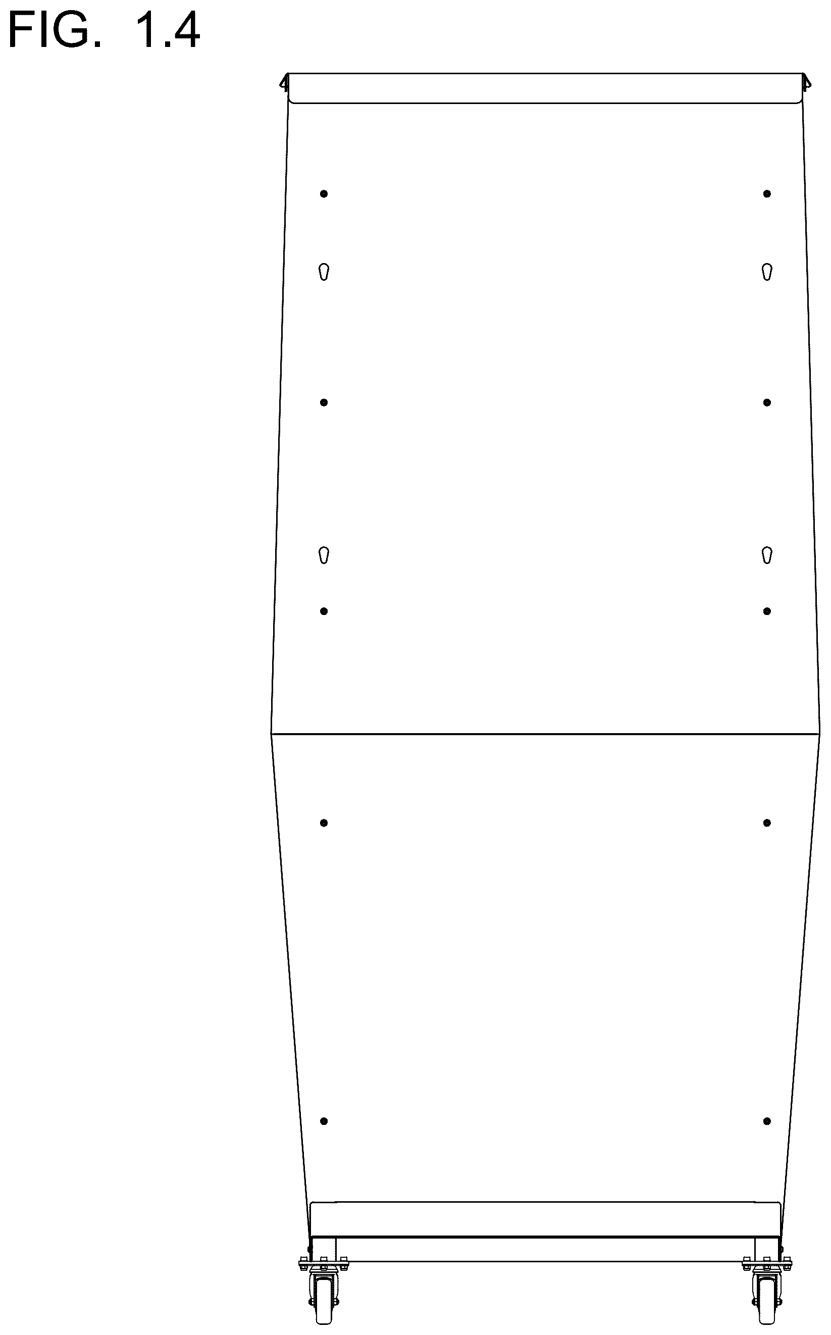Patent USD1125590 Figure 4 – Fixed apparatus and equipment for laboratories