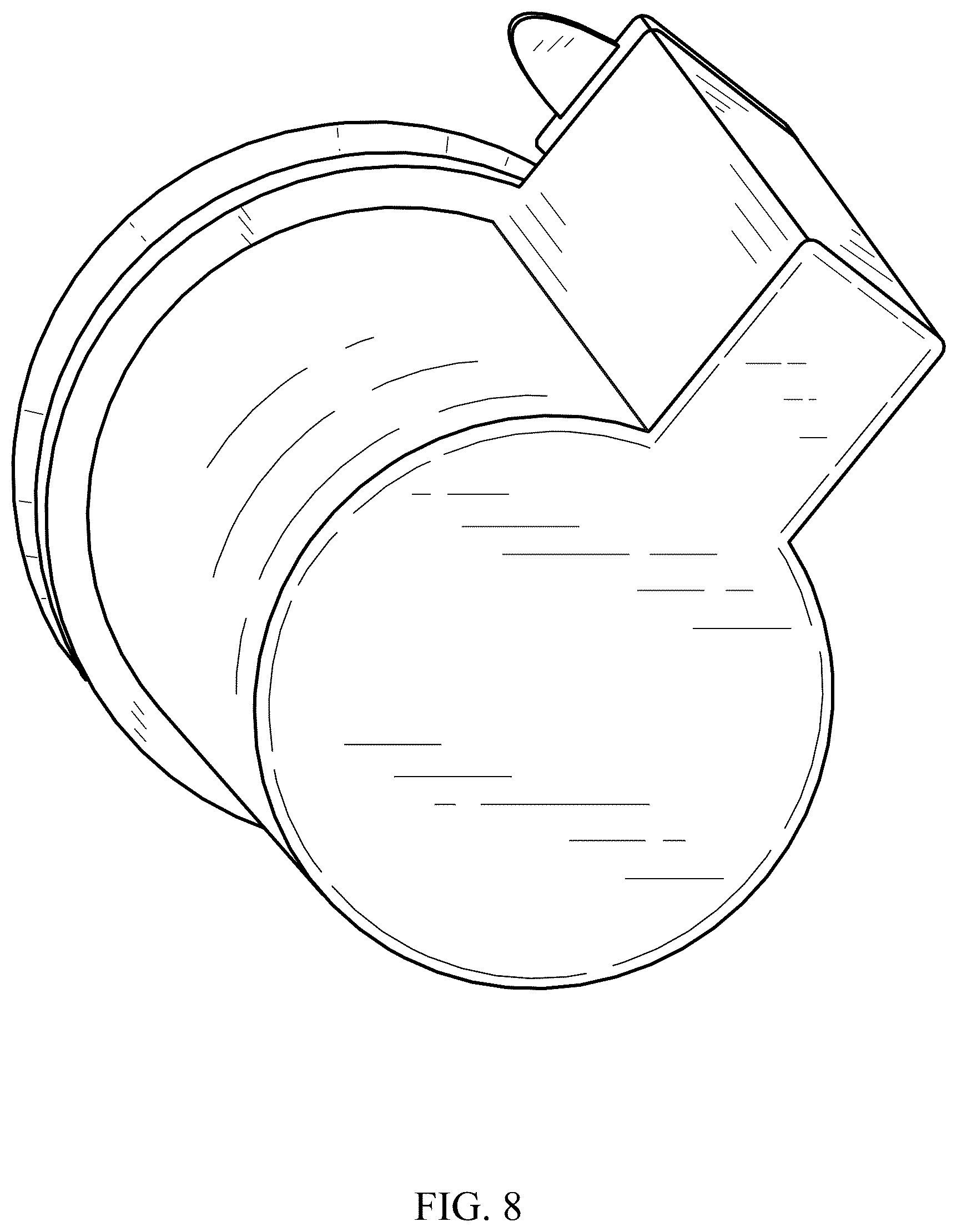 Patent USD1125591 Figure 8 – Detection cup
