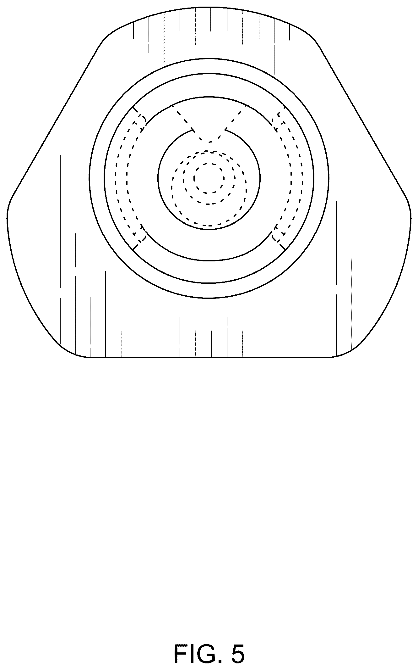 Patent USD1125592 Figure 5 – Container for testing samples