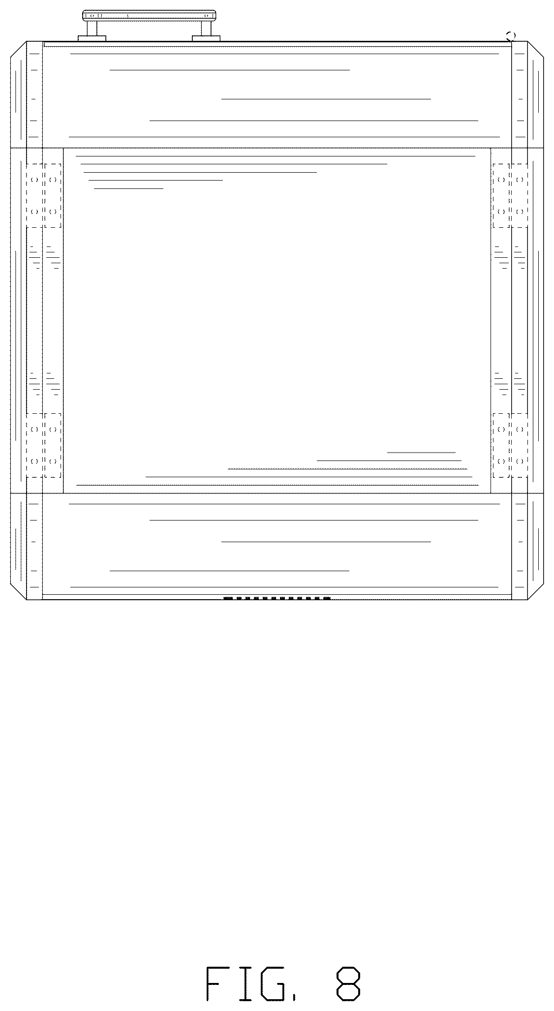 Patent USD1125596 Figure 8 – Telephone booth