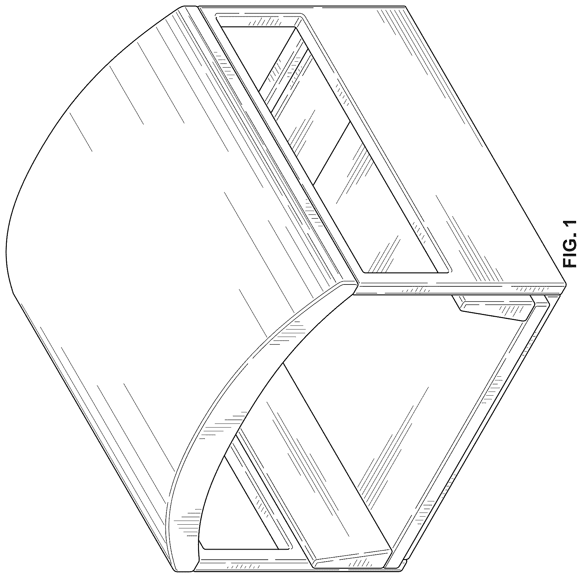 Patent USD1125597 Figure 1 – Cabana
