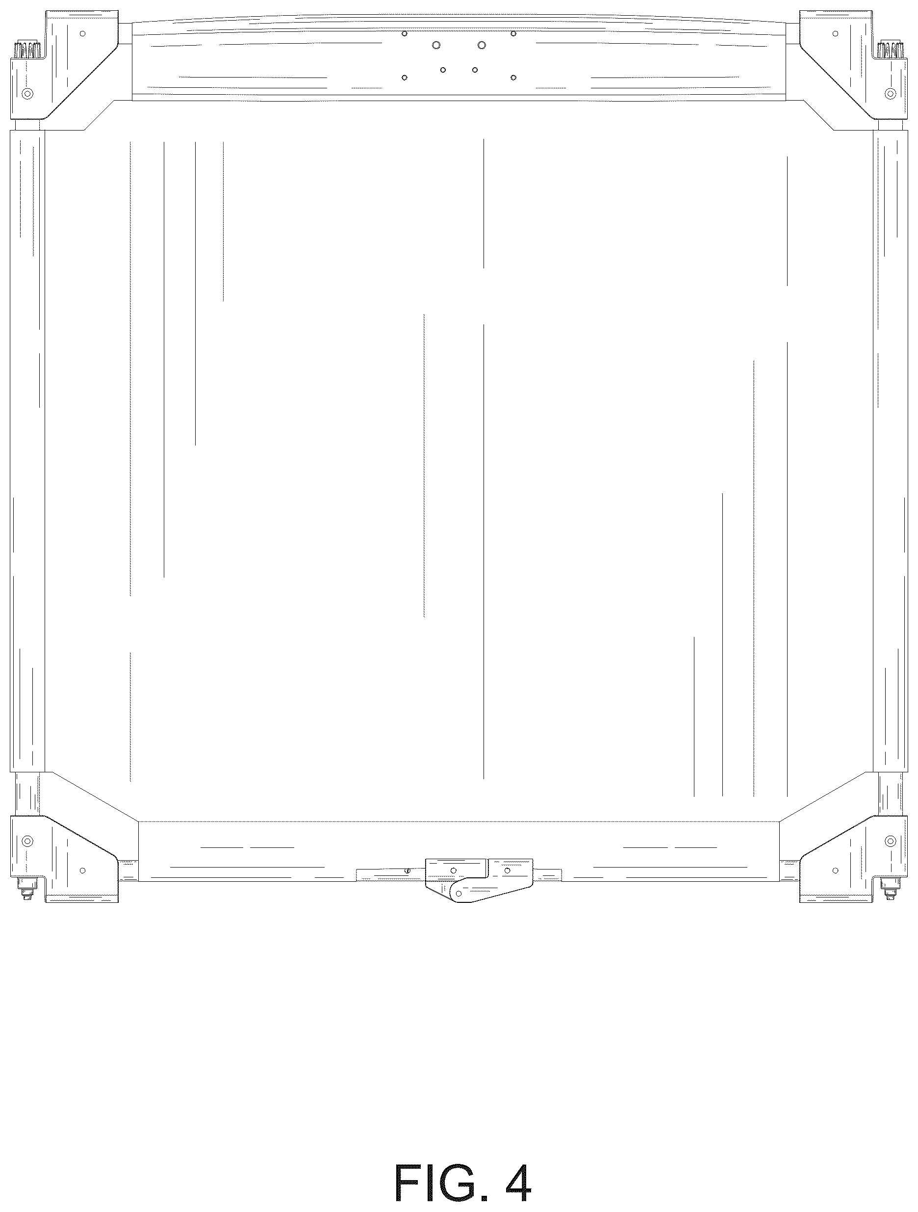 Patent USD1125599 Figure 4 – Fence