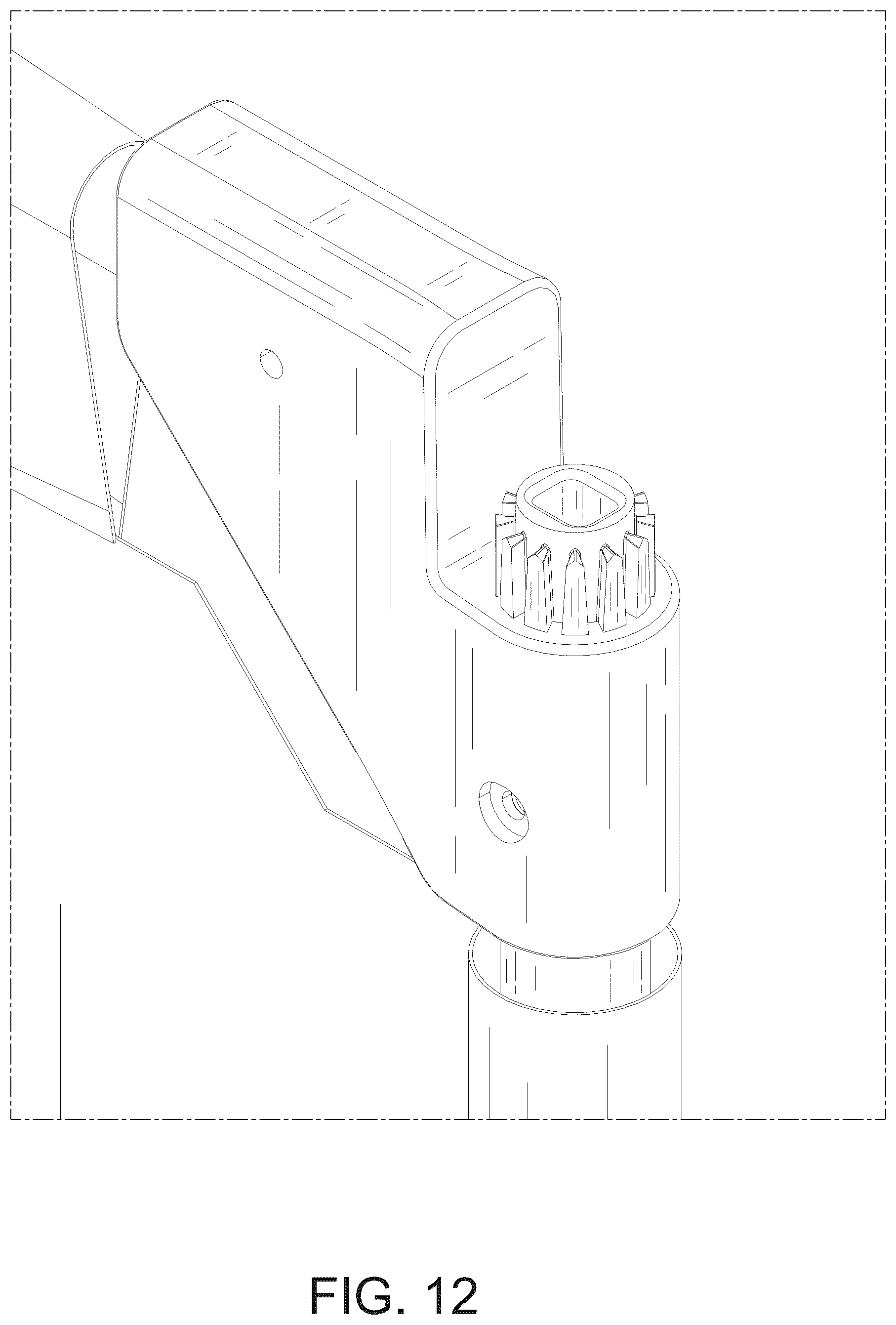 Patent USD1125599 Figure 12 – Fence