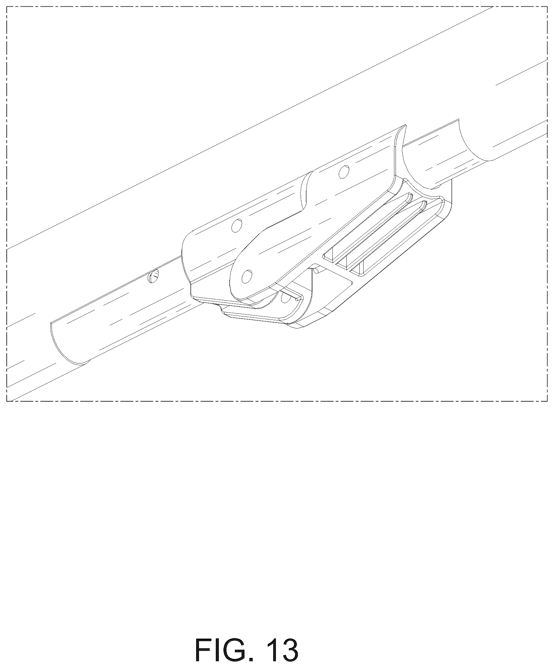 Patent USD1125599 Figure 13 – Fence