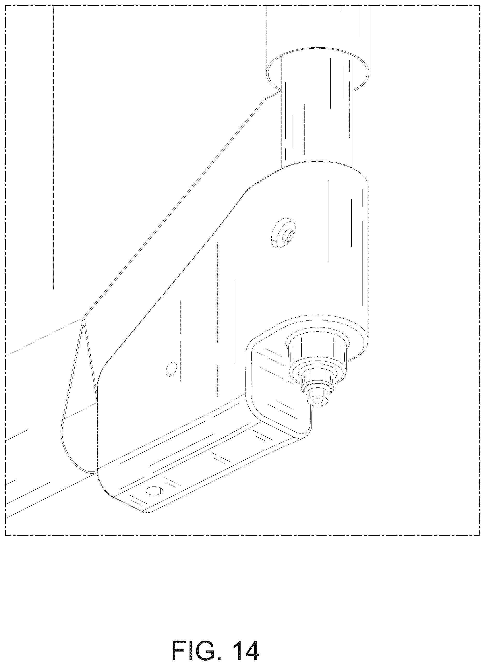 Patent USD1125599 Figure 14 – Fence