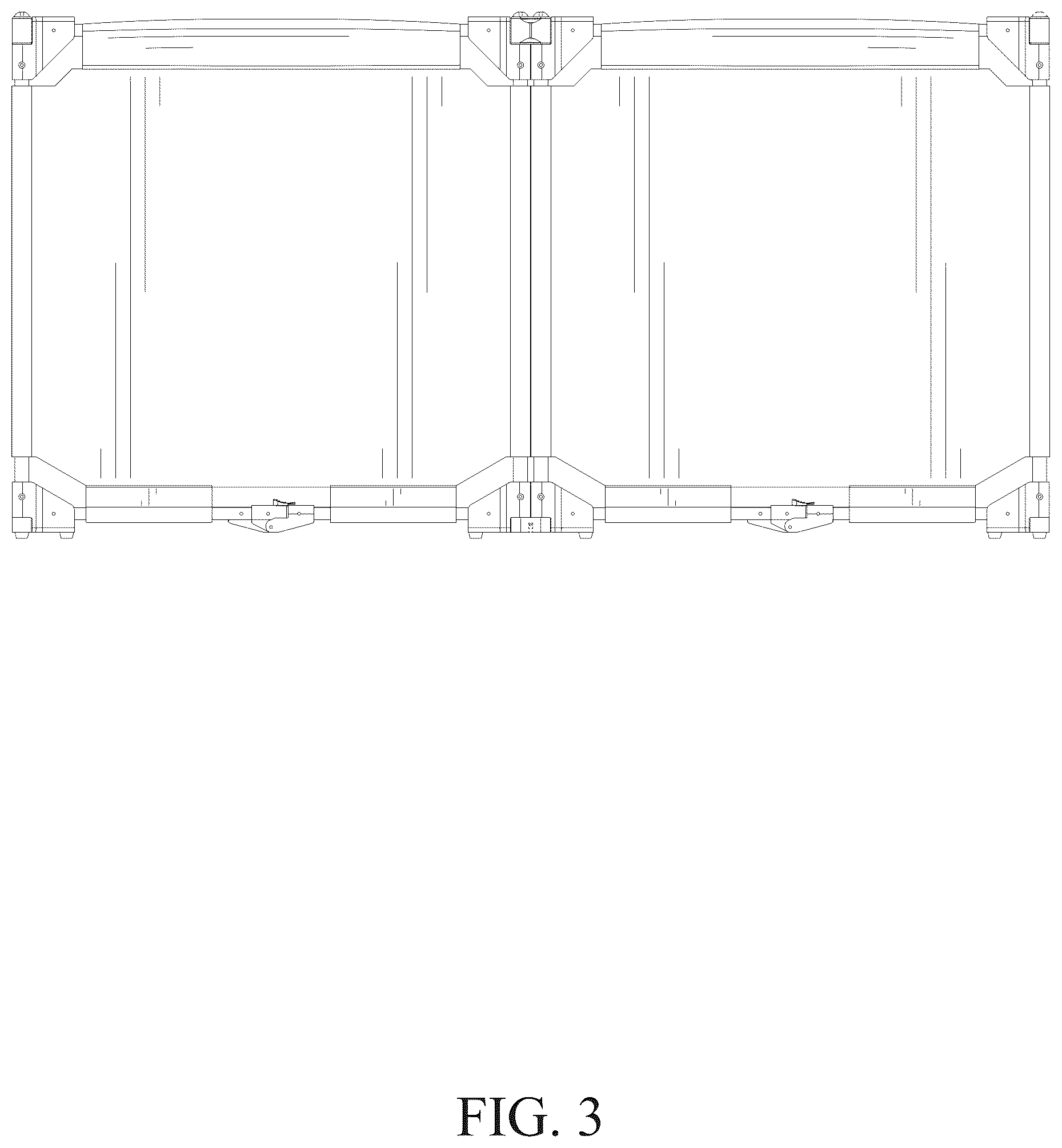 Patent USD1125600 Figure 3 – Fence