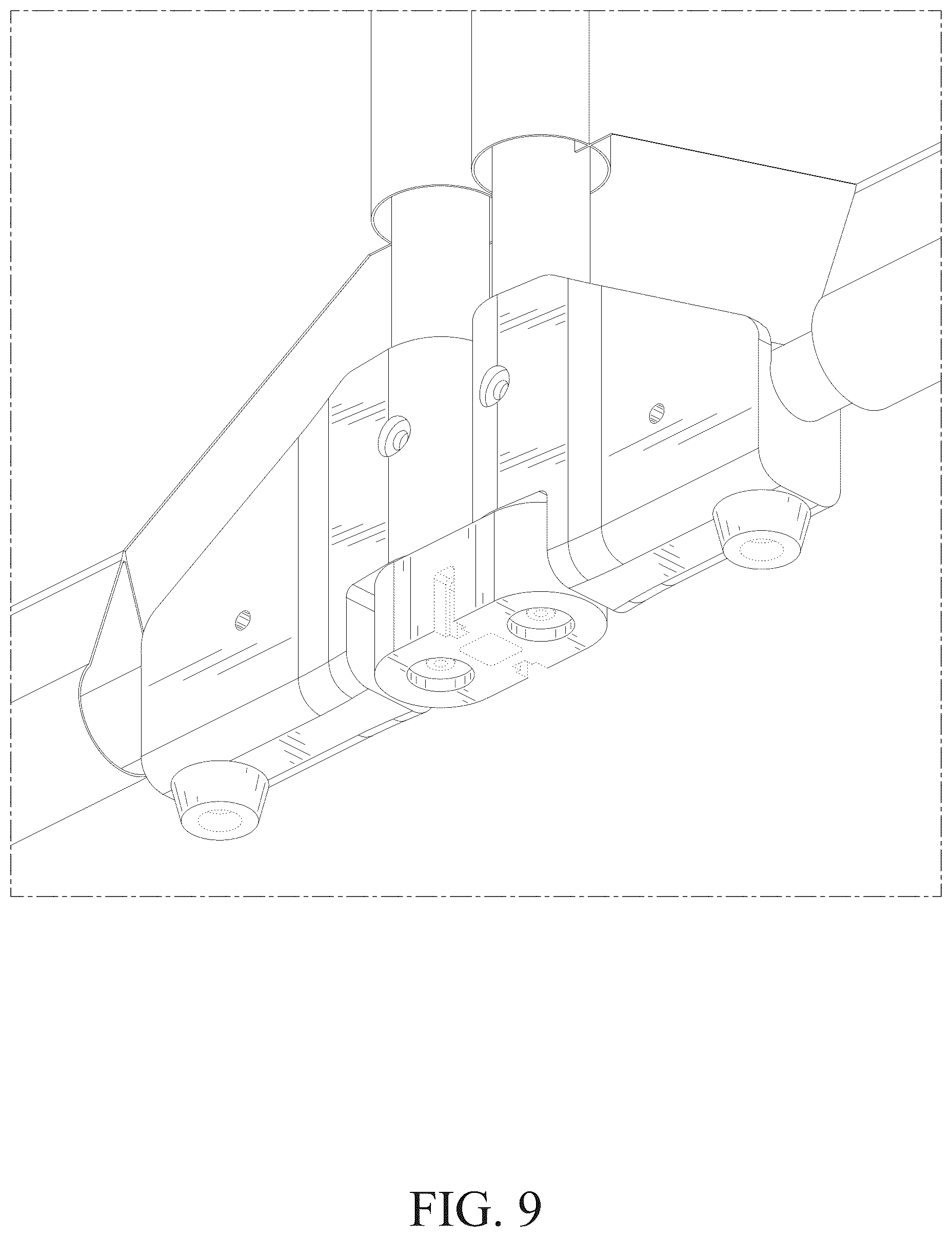 Patent USD1125600 Figure 9 – Fence