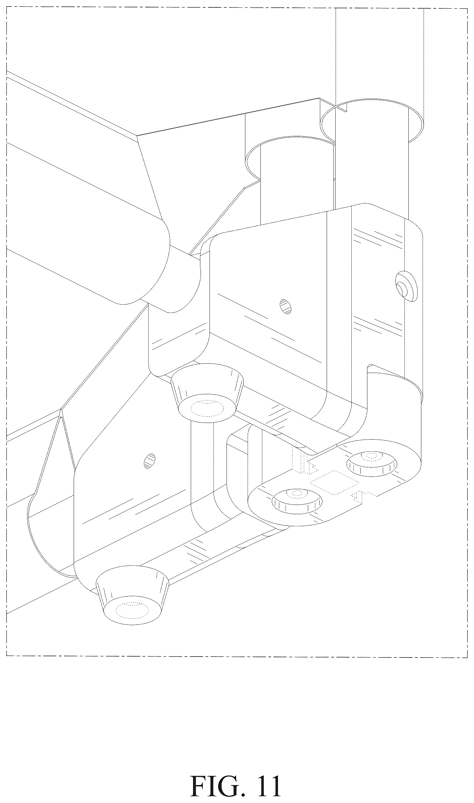 Patent USD1125600 Figure 11 – Fence