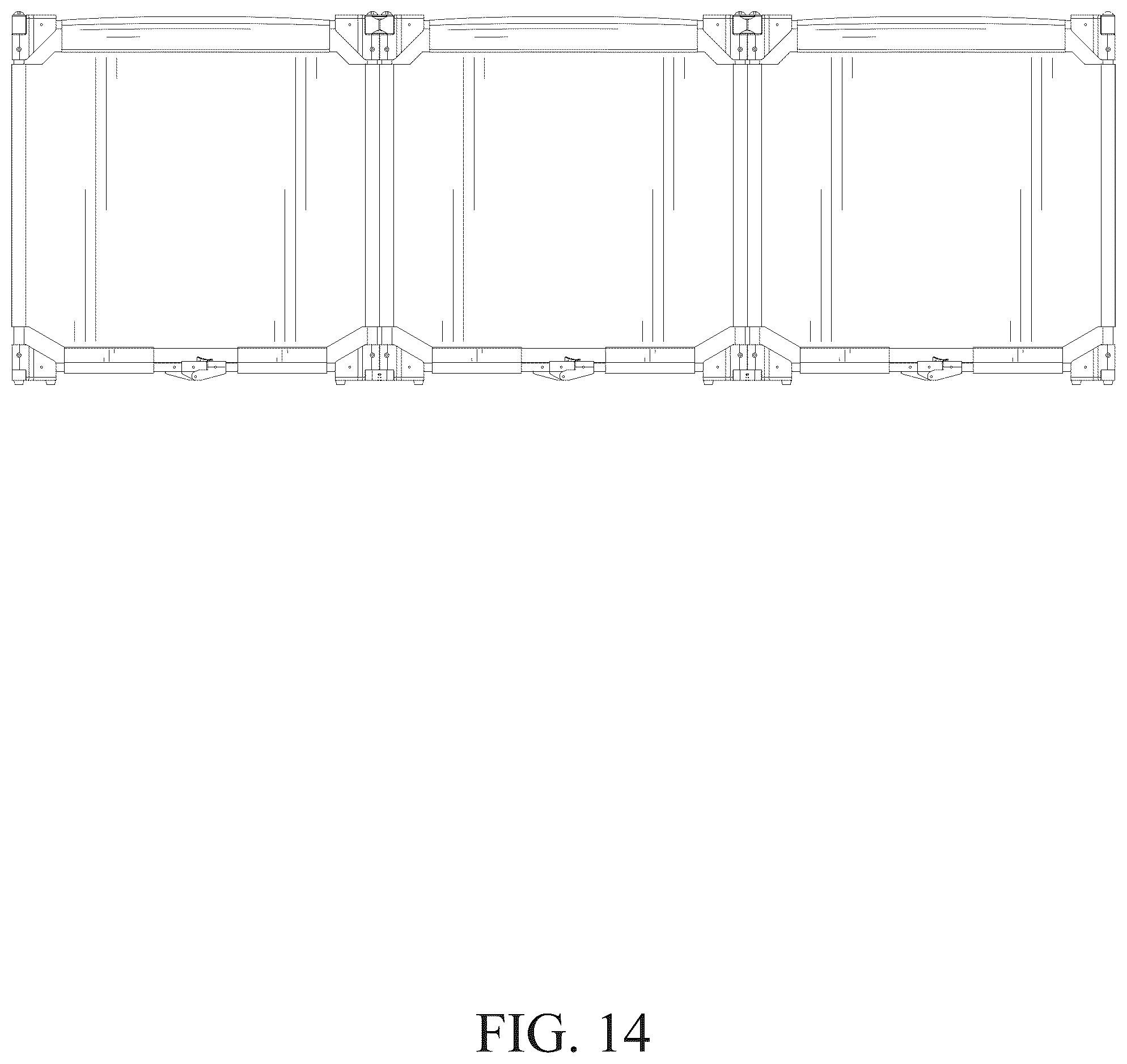 Patent USD1125600 Figure 14 – Fence