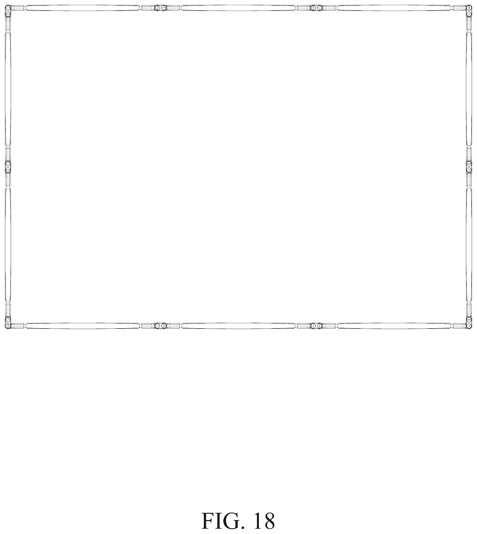 Patent USD1125600 Figure 18 – Fence