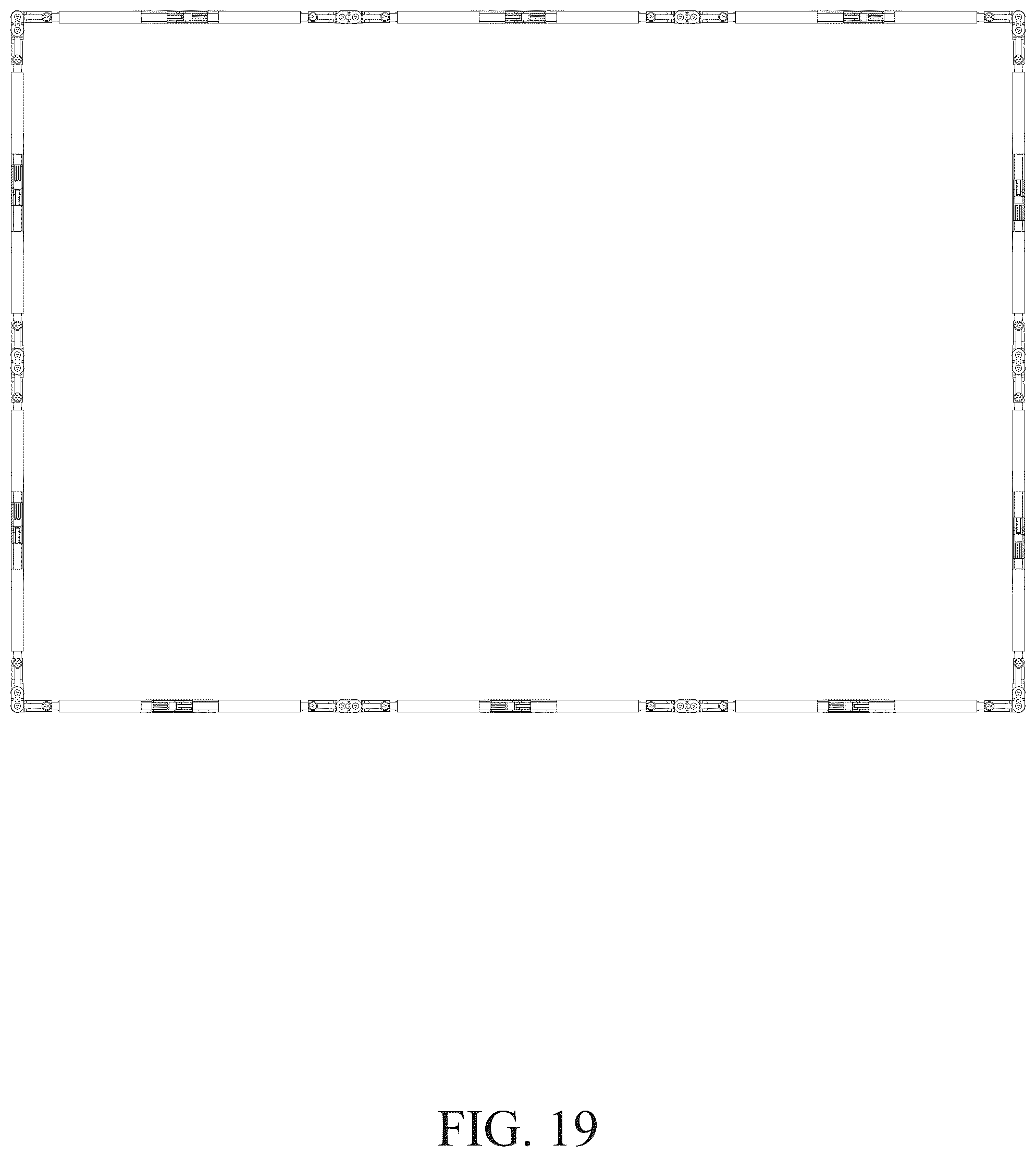 Patent USD1125600 Figure 19 – Fence