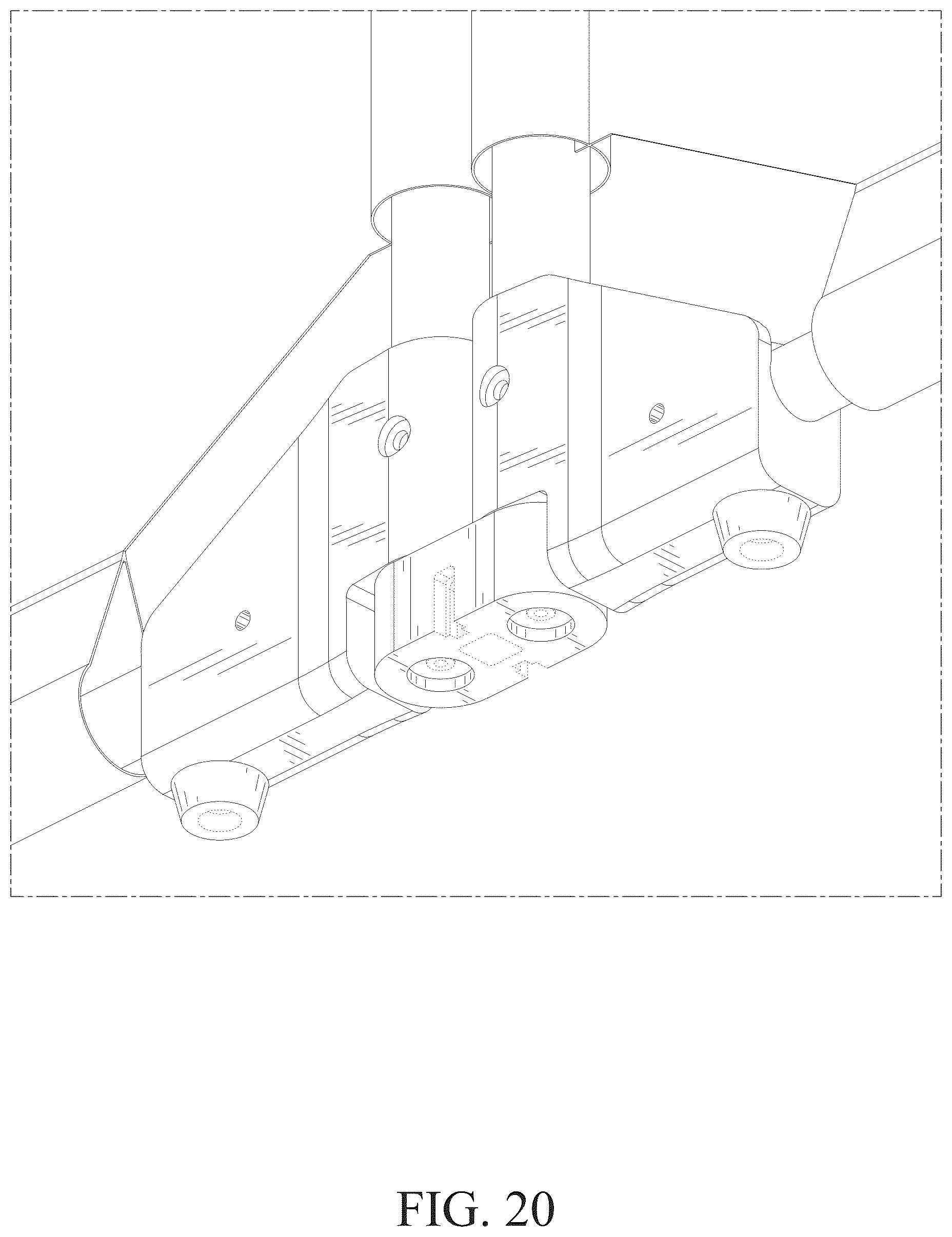 Patent USD1125600 Figure 20 – Fence