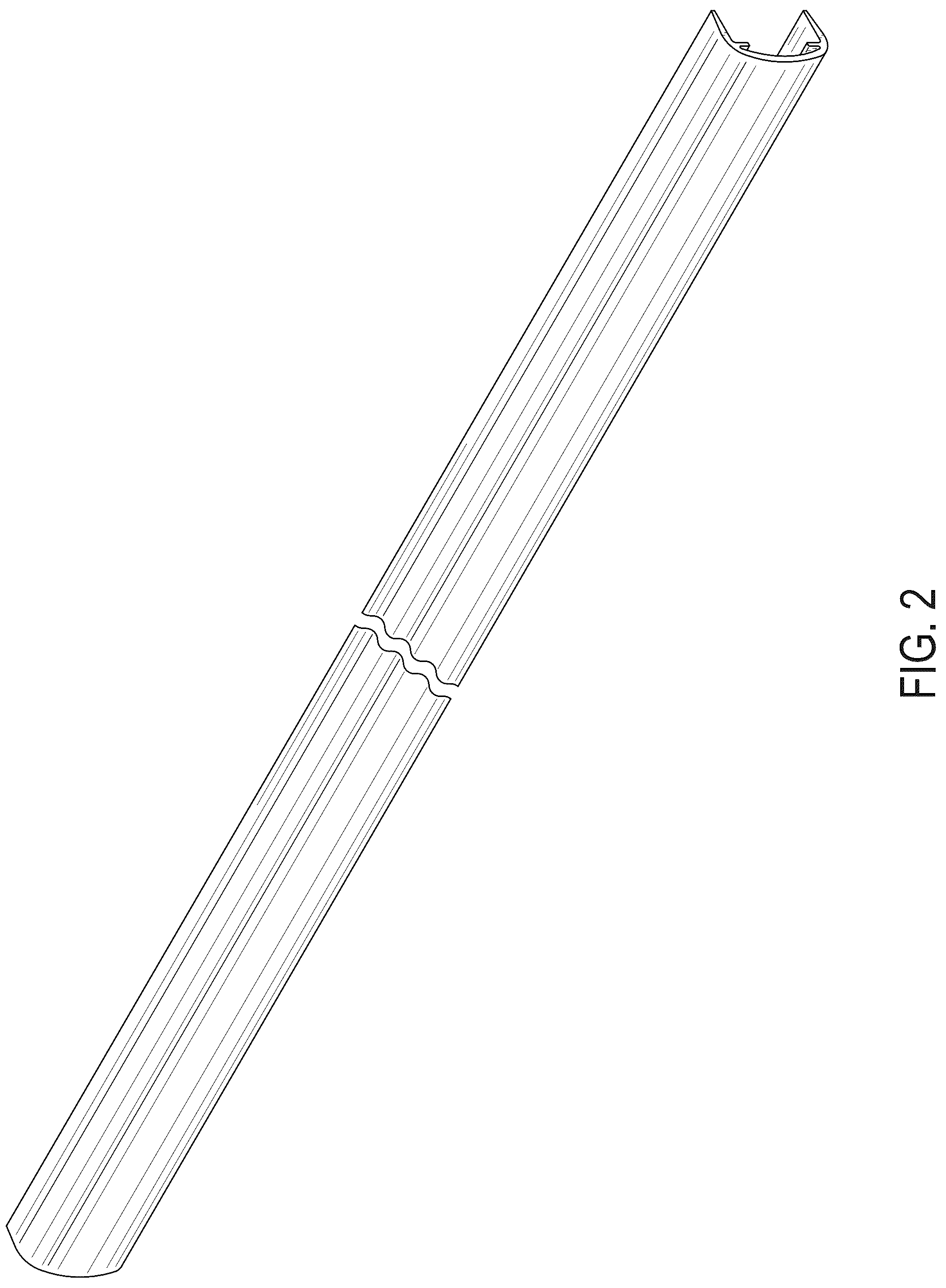 Patent USD1125602 Figure 2 – Vertical beam cover strip