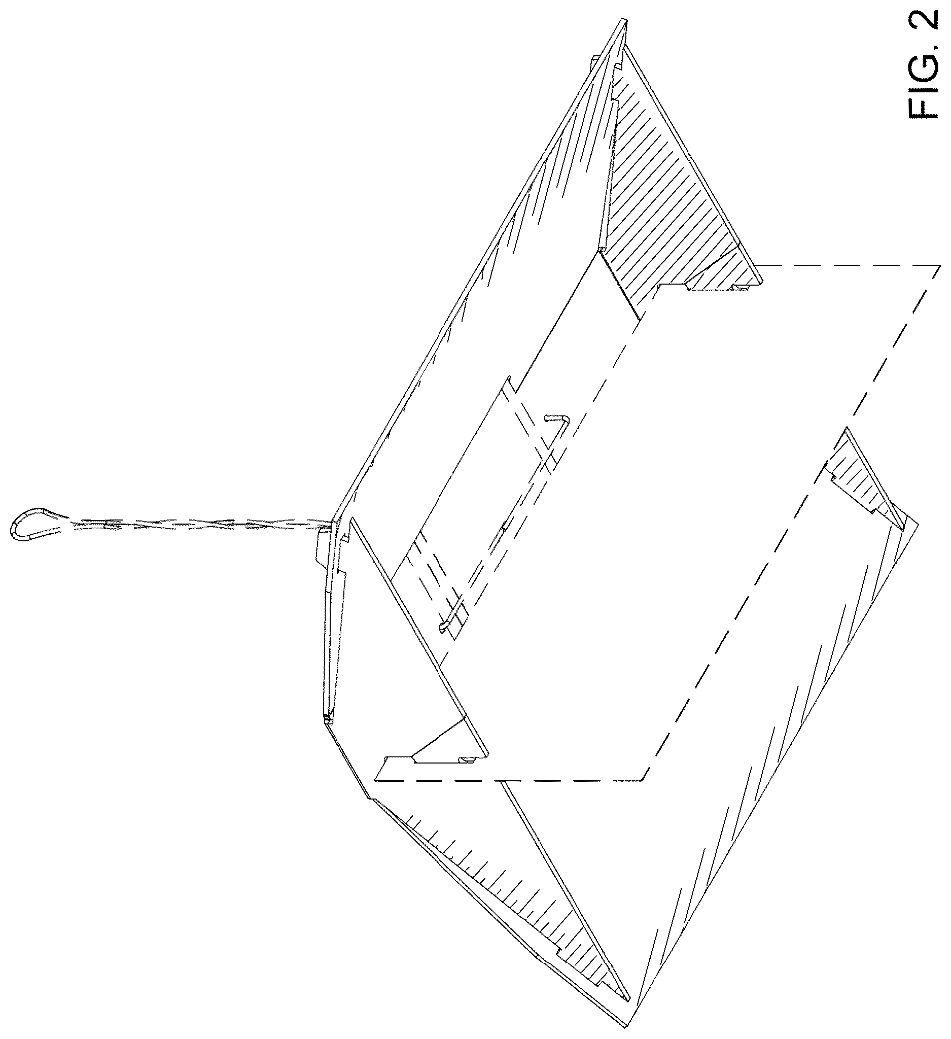 Patent USD1125603 Figure 2 – Canopy