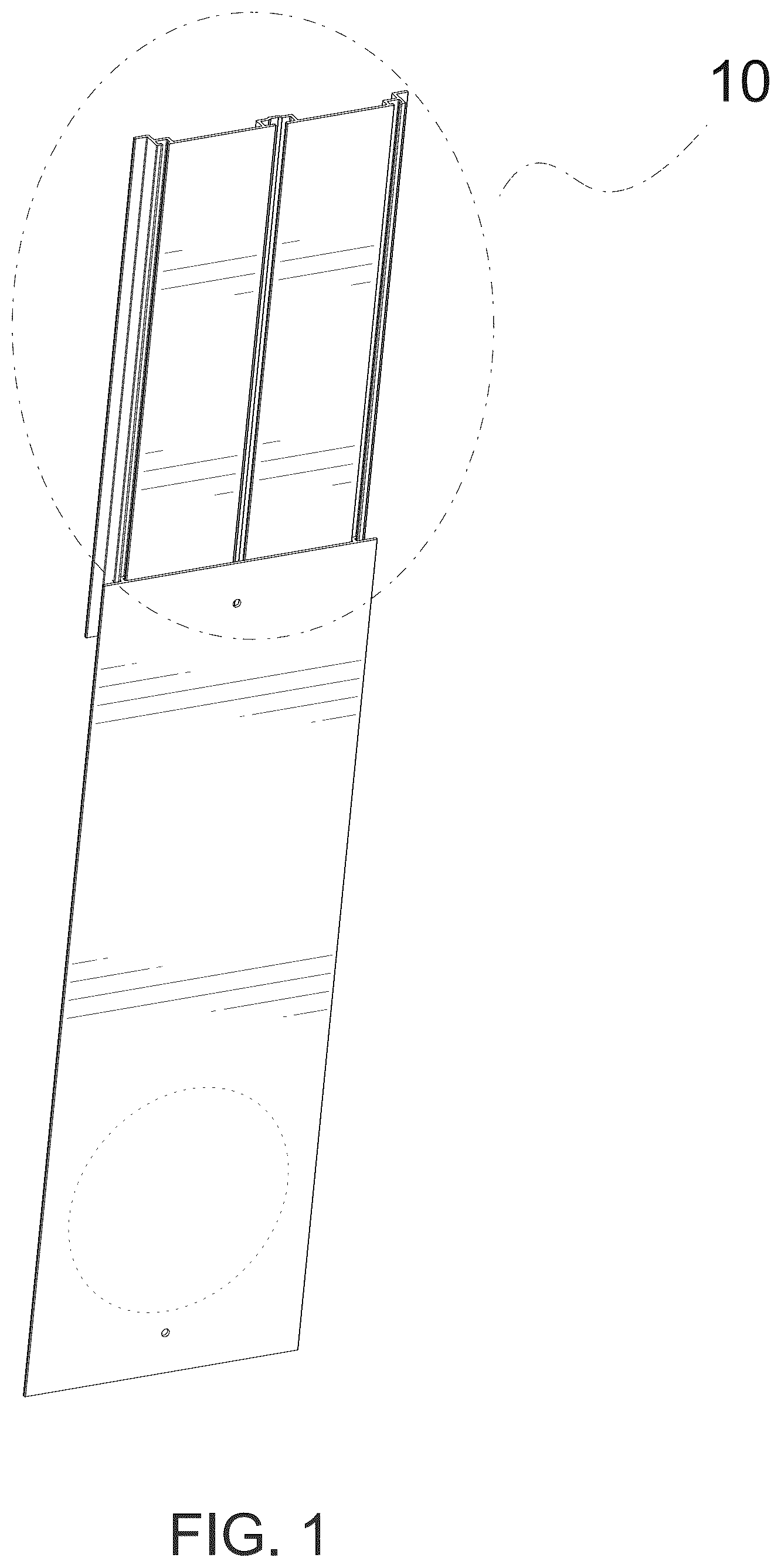 Patent USD1125604 Figure 1 – Window seal plate