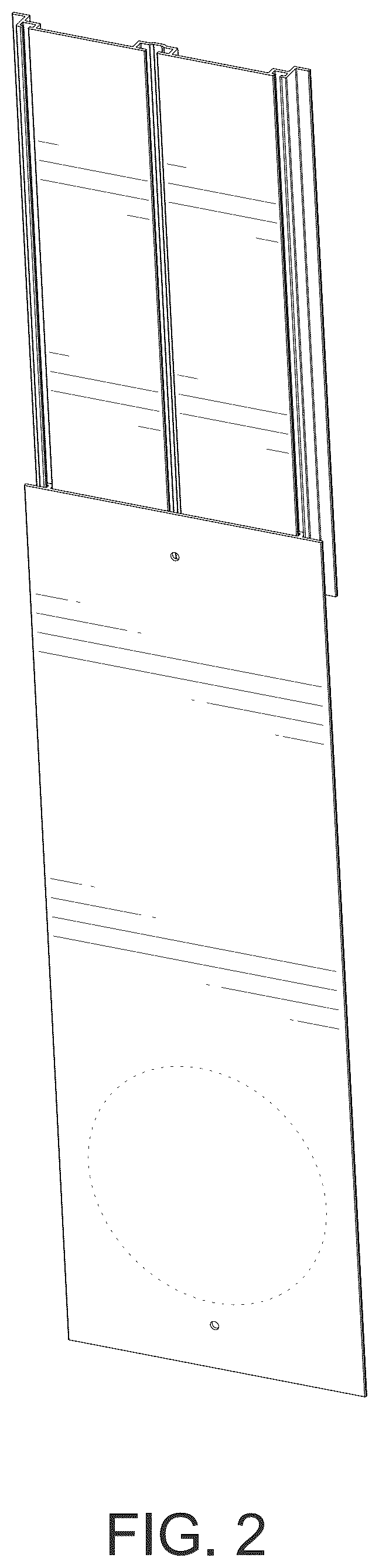 Patent USD1125604 Figure 2 – Window seal plate