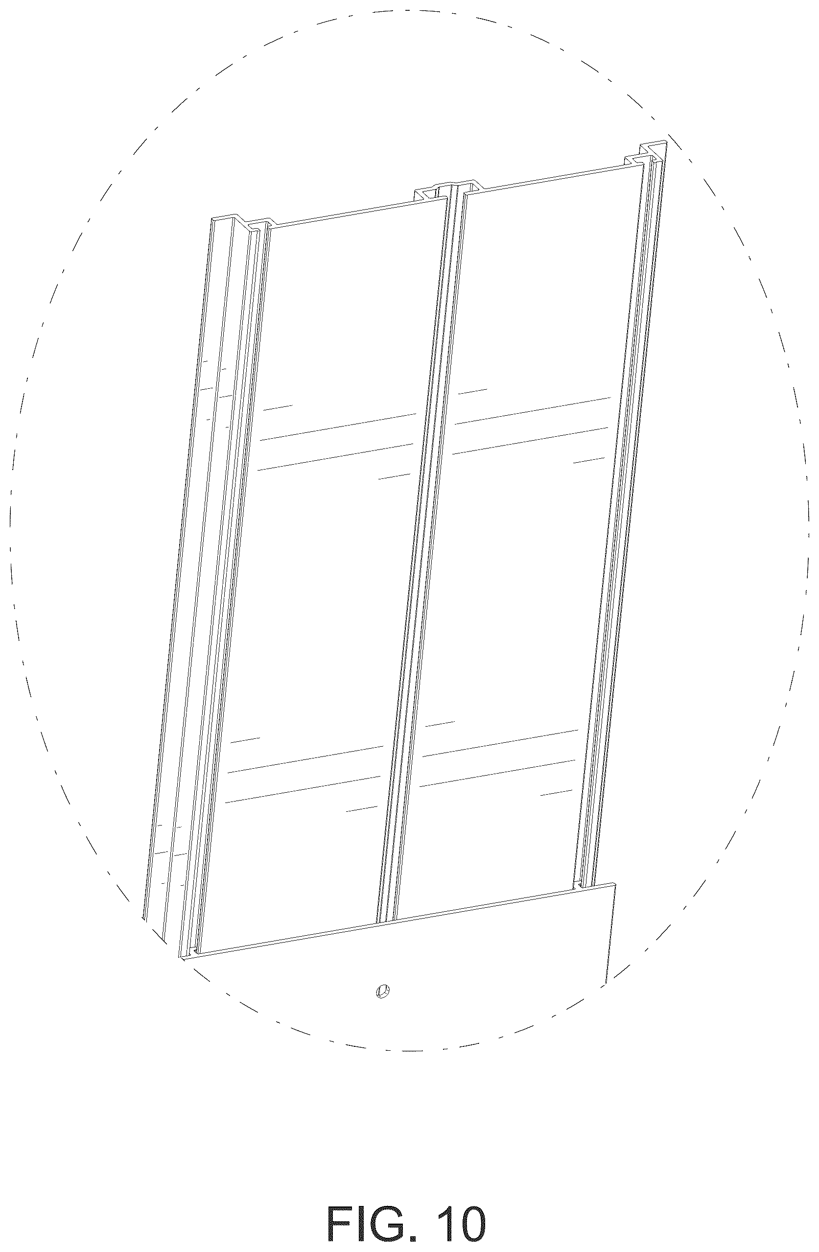 Patent USD1125604 Figure 10 – Window seal plate