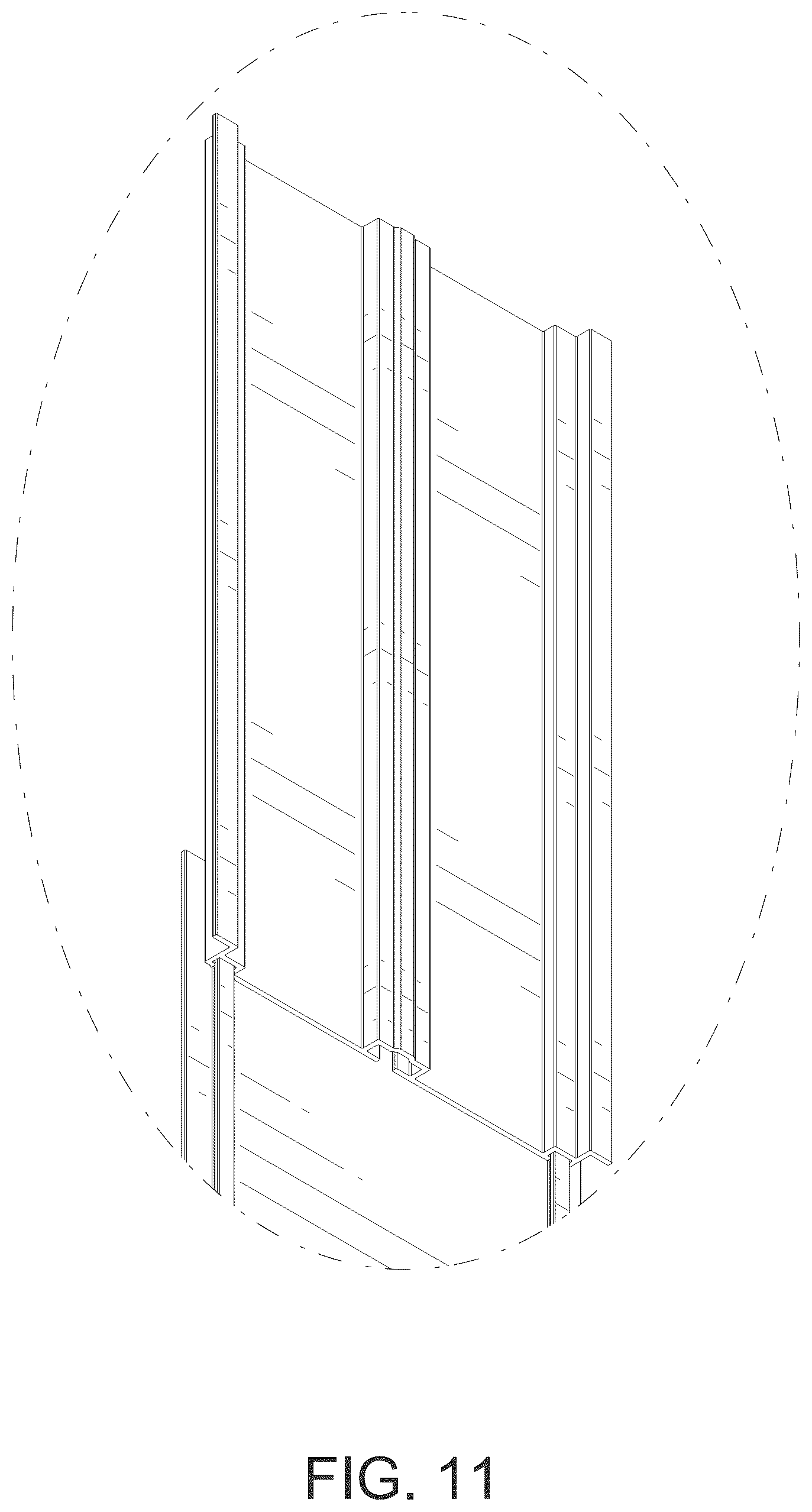 Patent USD1125604 Figure 11 – Window seal plate