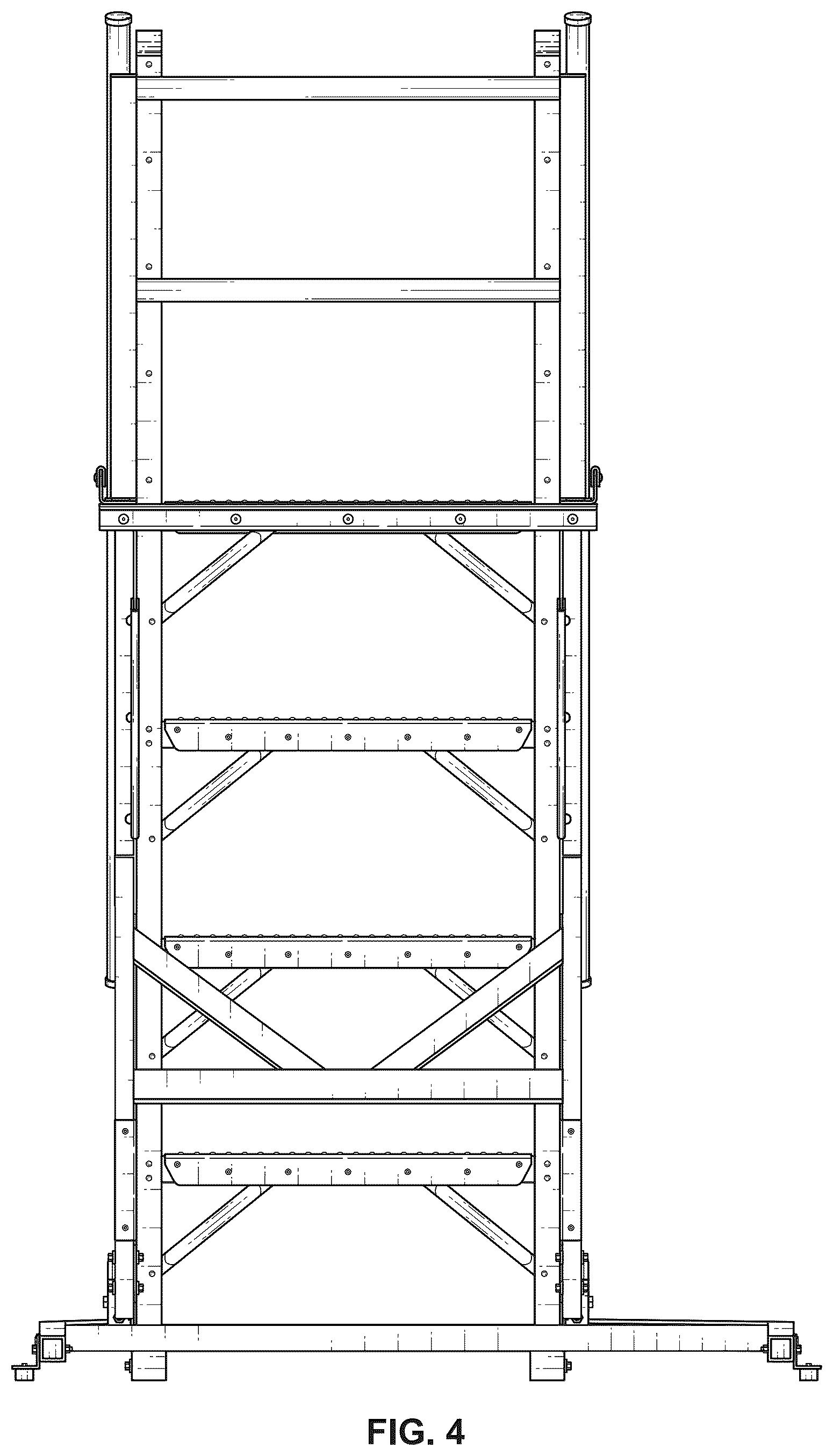 Patent USD1125605 Figure 4 – Ladder