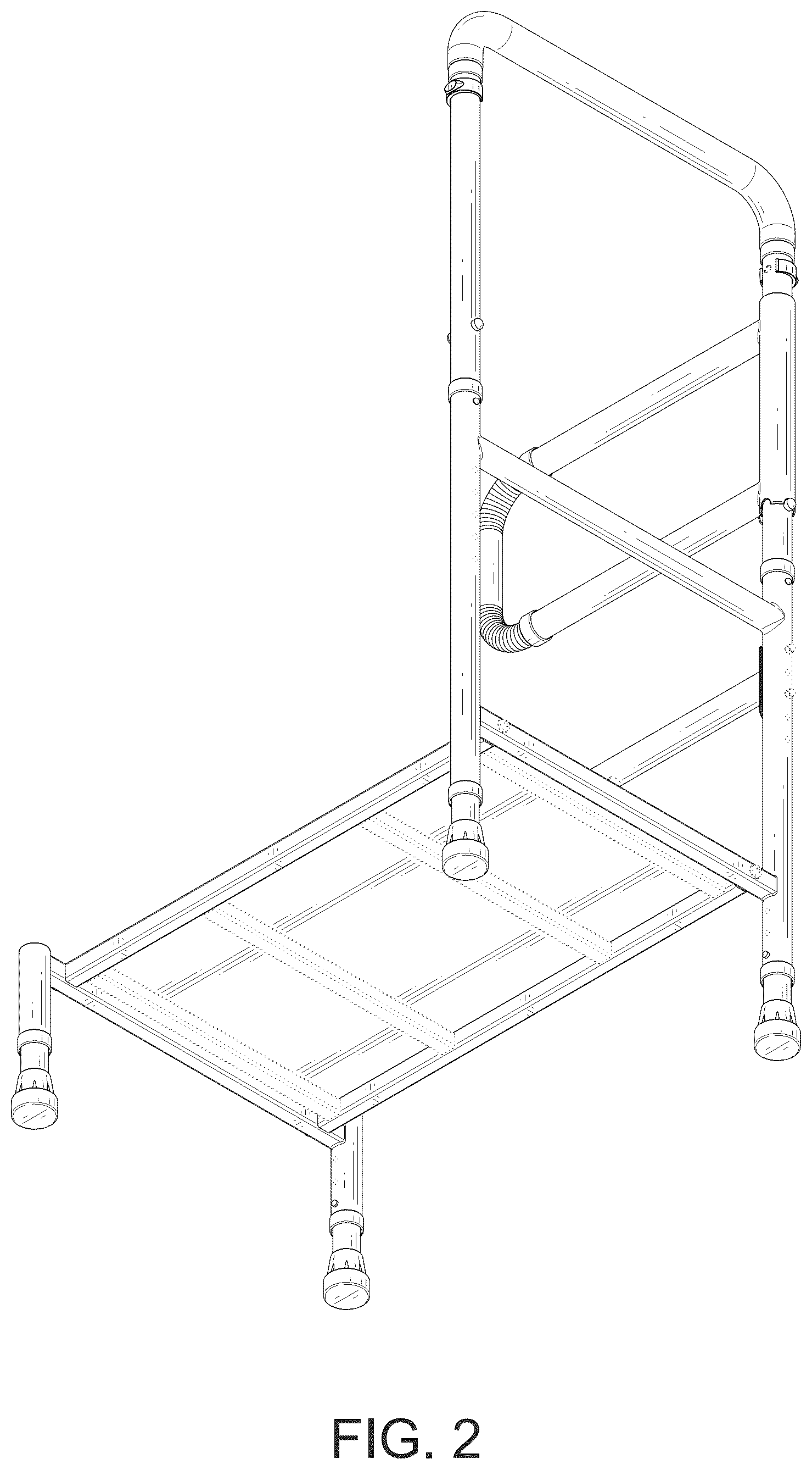 Patent USD1125606 Figure 2 – Bed step stool