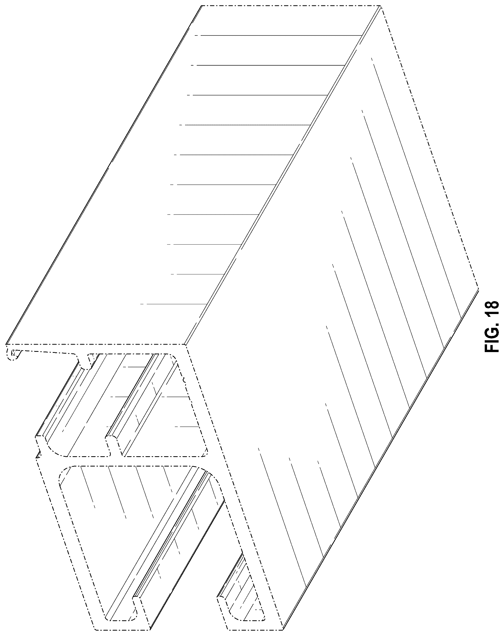 Patent USD1125608 Figure 16 – Rail for retractable screen