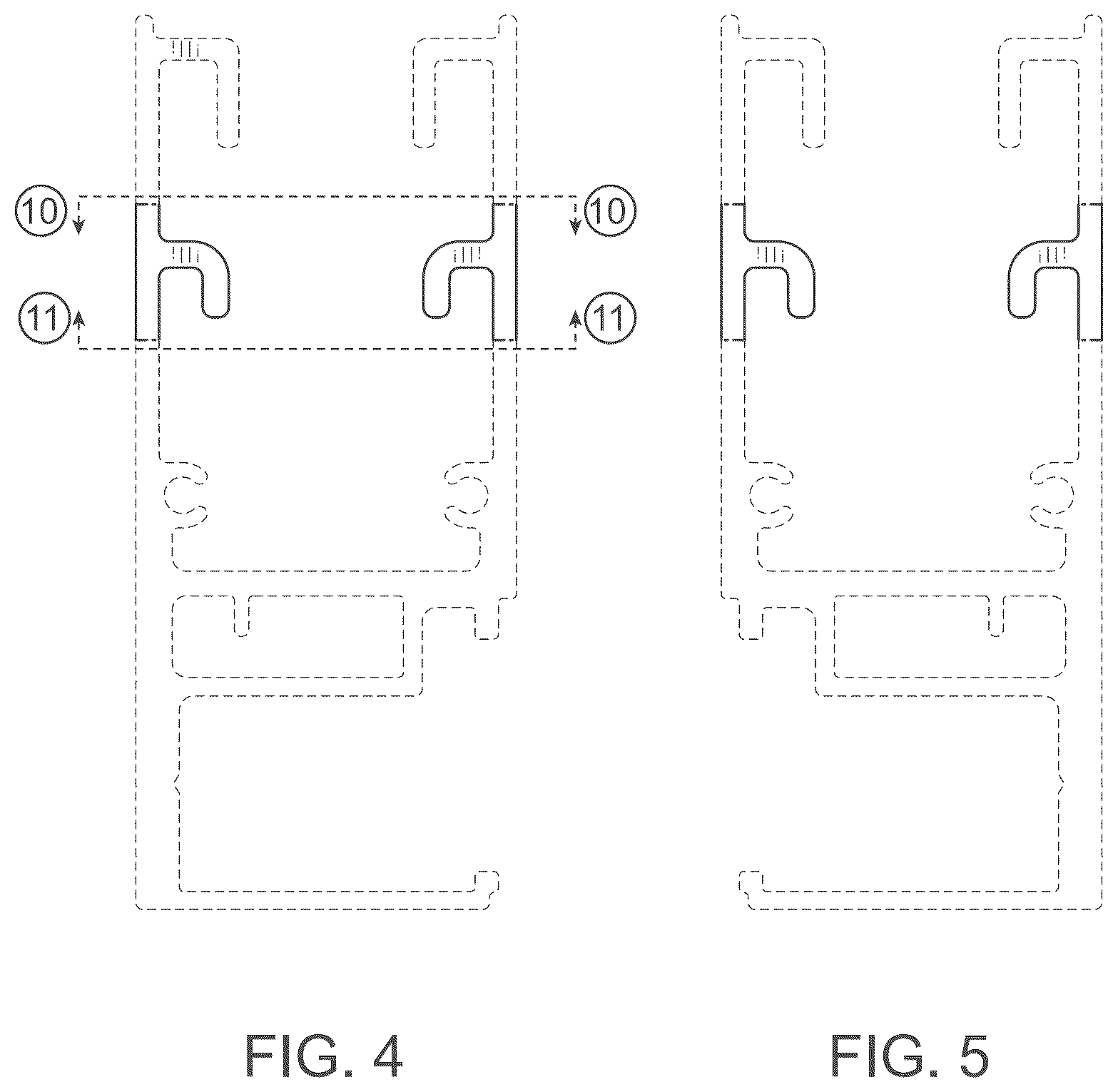 Patent USD1125609 Figure 4 – Screen base track
