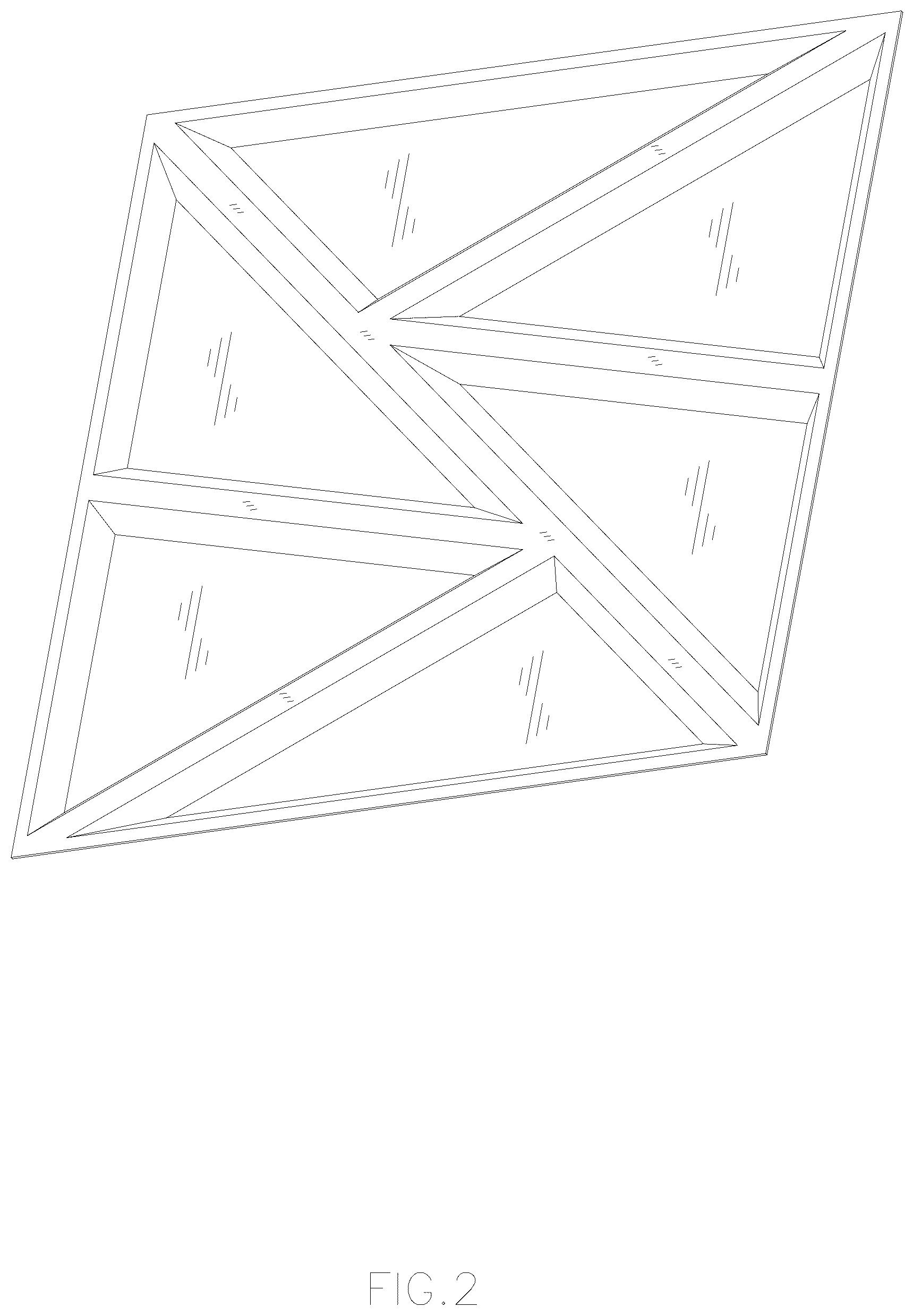 Patent USD1125611 Figure 2 – Wall panel