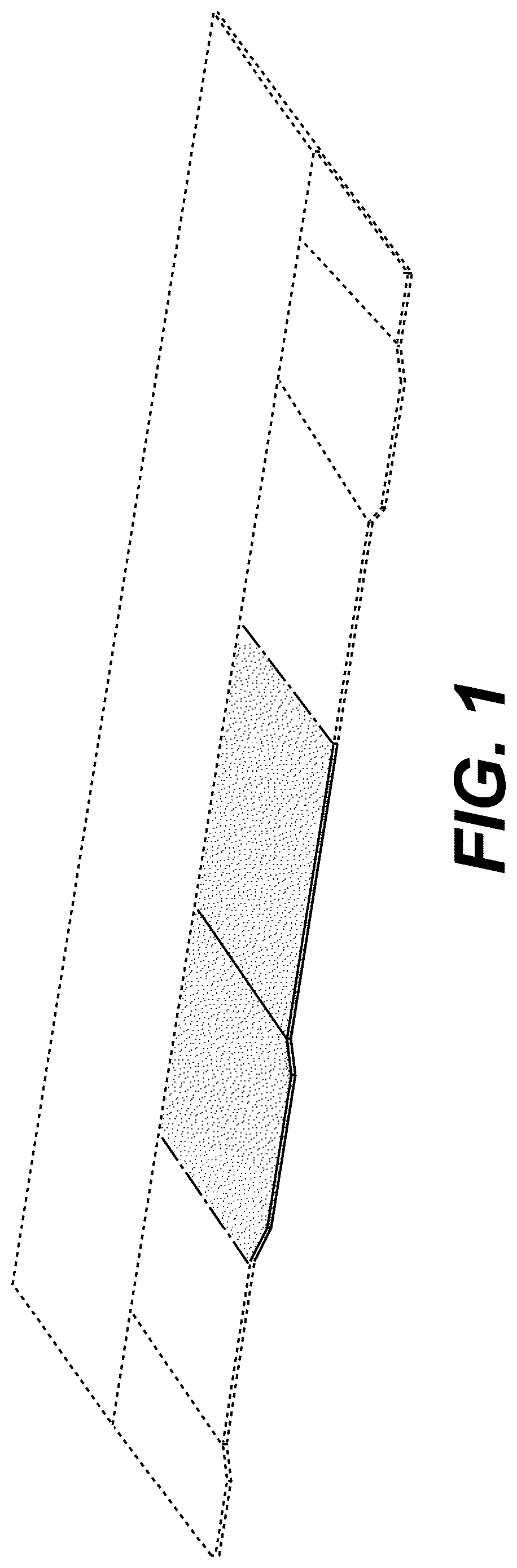 Patent USD1125612 Figure 1 – Shingle