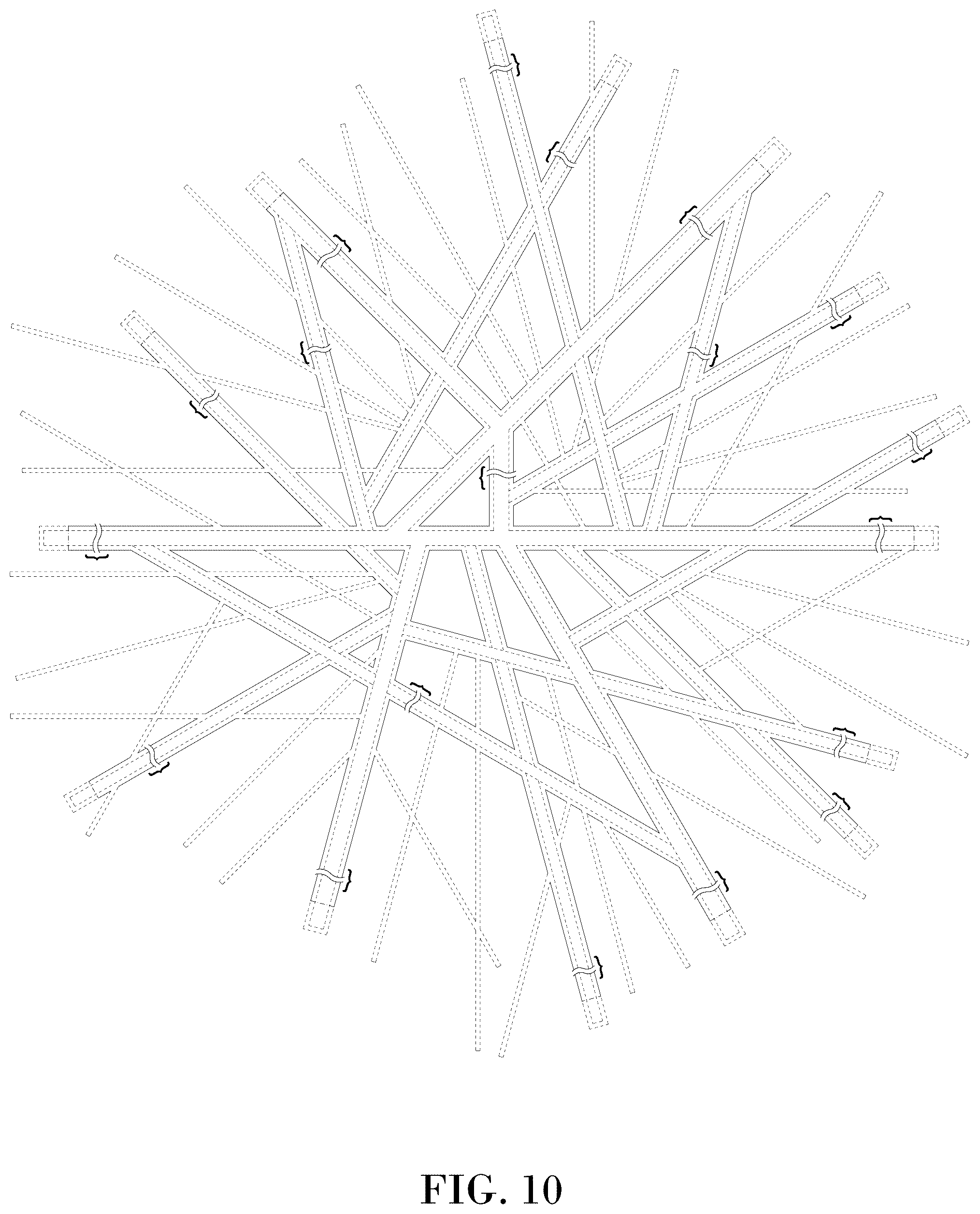 Patent USD1125615 Figure 7 – Architectural fixture