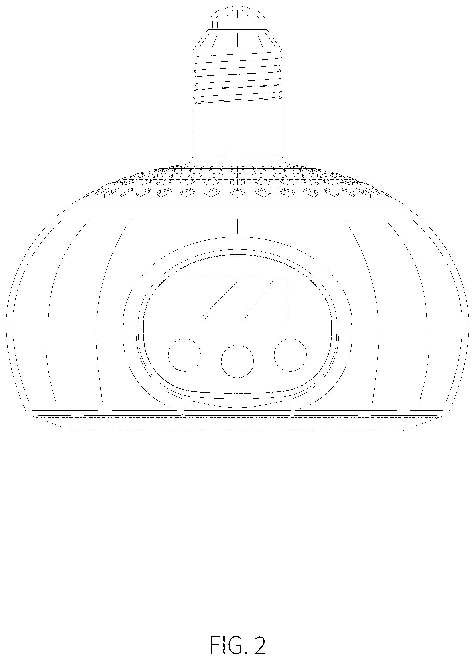 Patent USD1125616 Figure 2 – Heat lamp