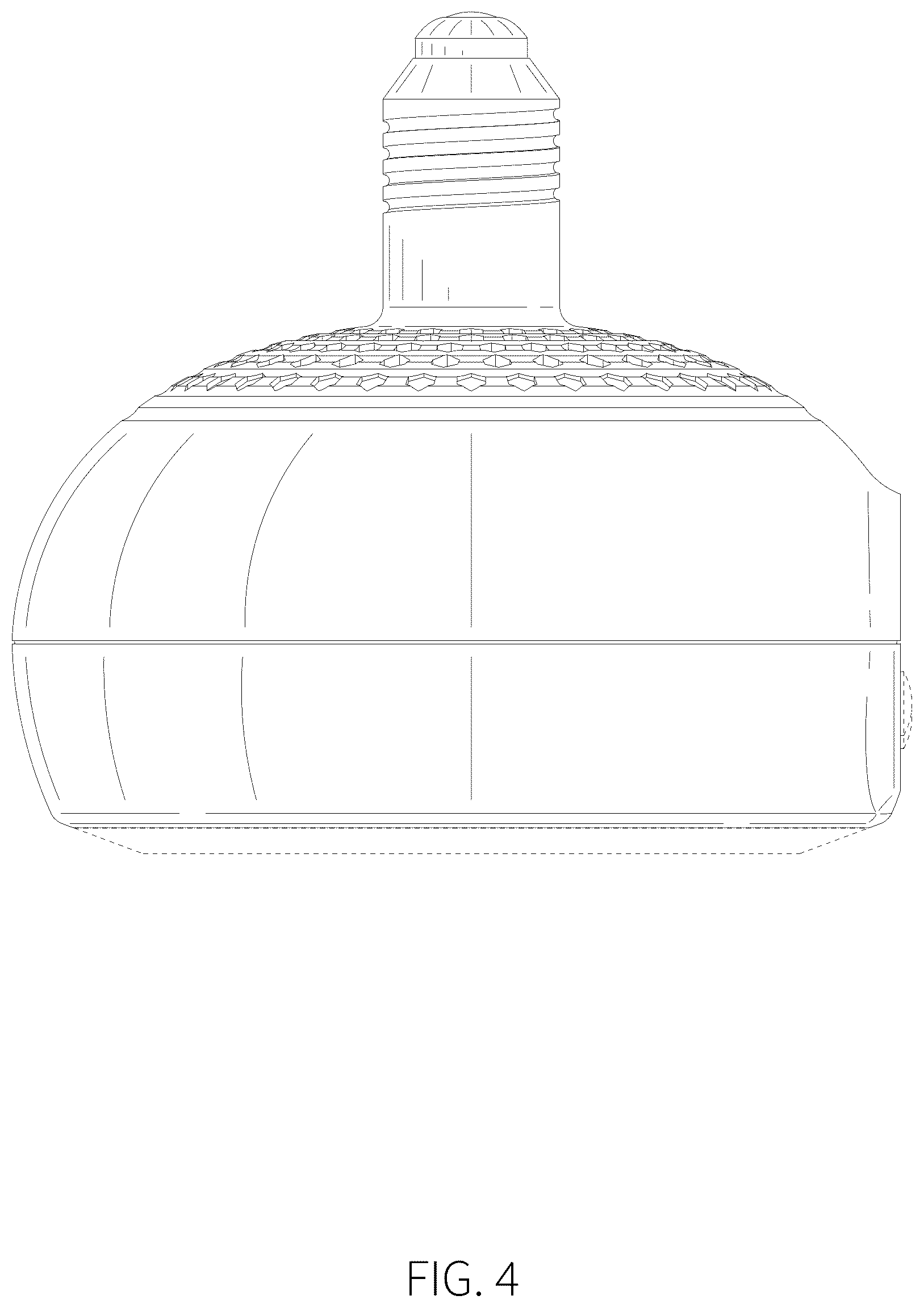 Patent USD1125616 Figure 4 – Heat lamp