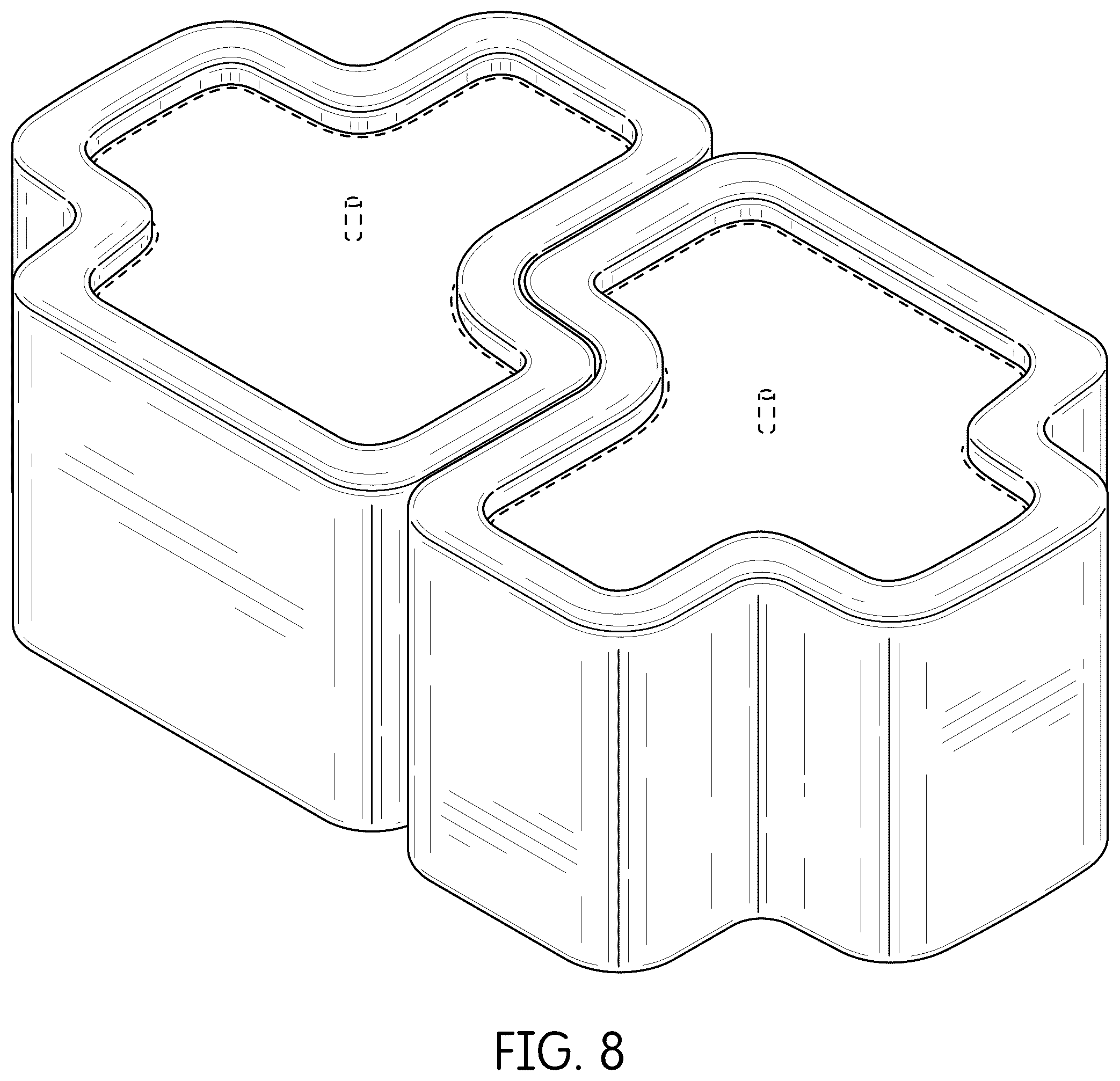 Patent USD1125617 Figure 6 – Vessel for a candle