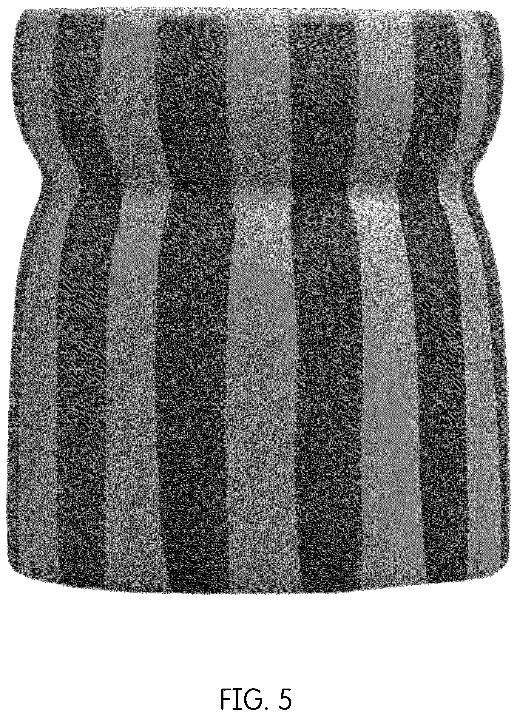 Patent USD1125618 Figure 5 – Vessel for a candle