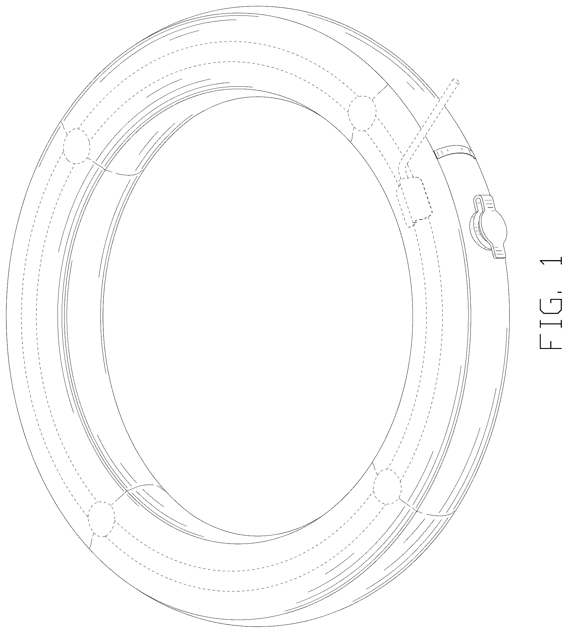 Patent USD1125619 Figure 1 – Inflatable lamp