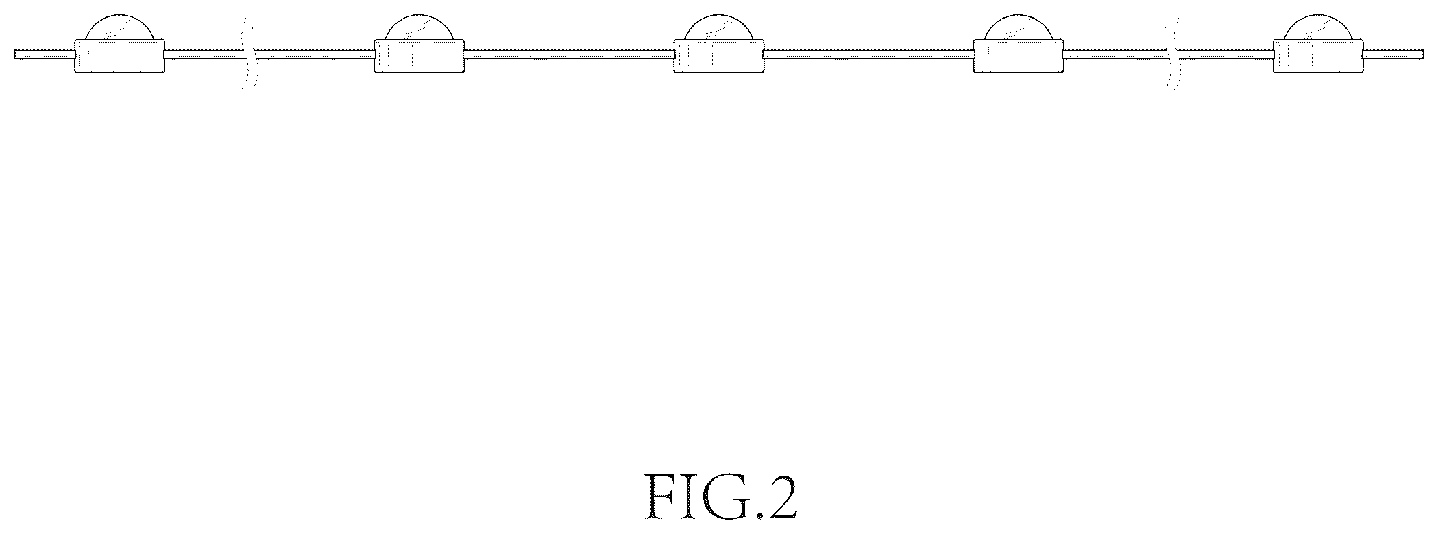Patent USD1125620 Figure 2 – LED string lights