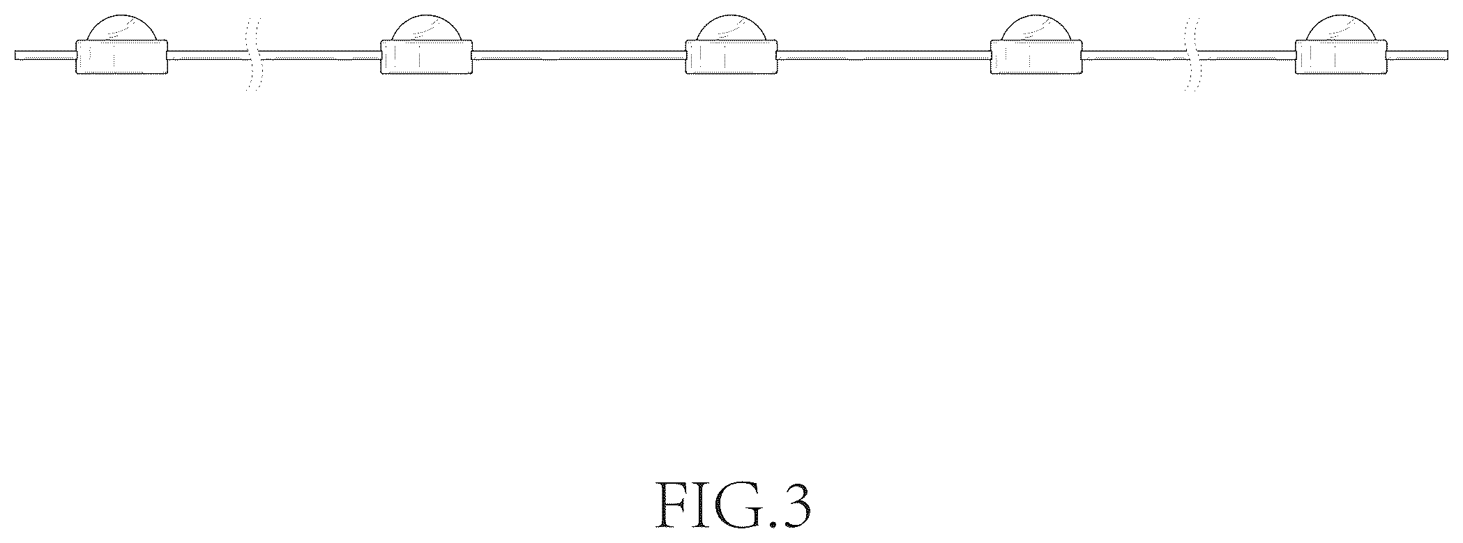 Patent USD1125620 Figure 3 – LED string lights