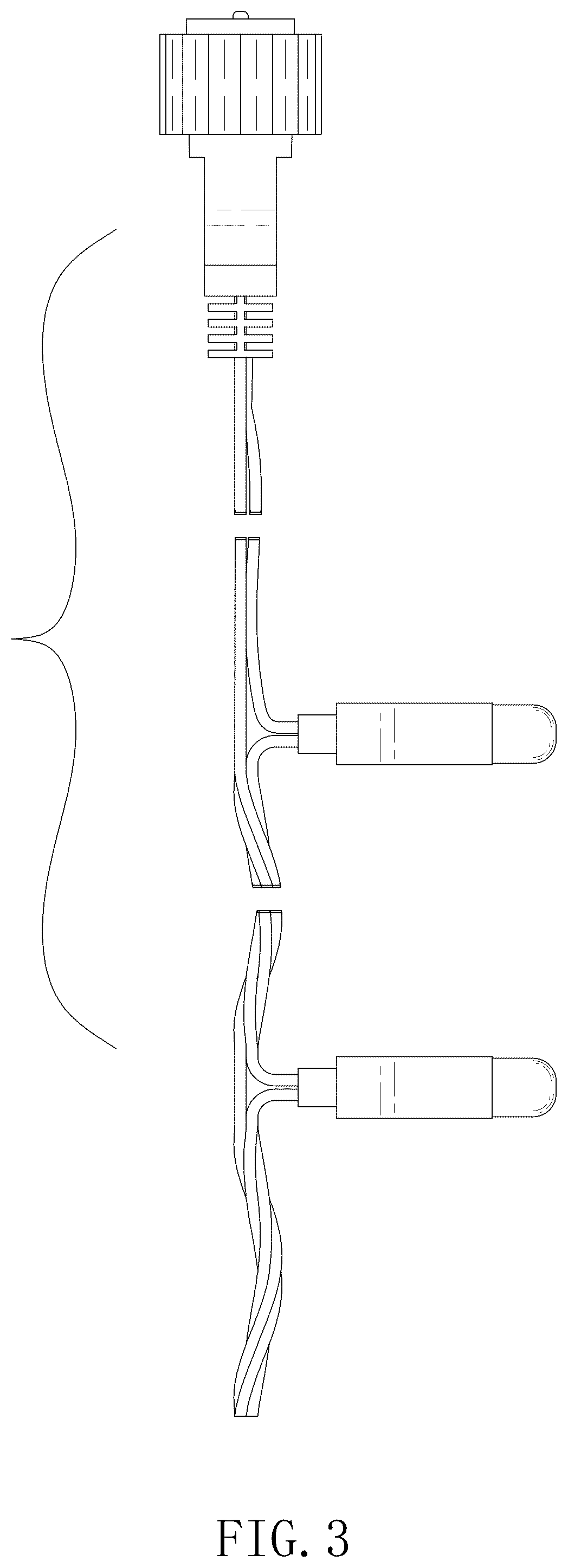 Patent USD1125621 Figure 3 – String light