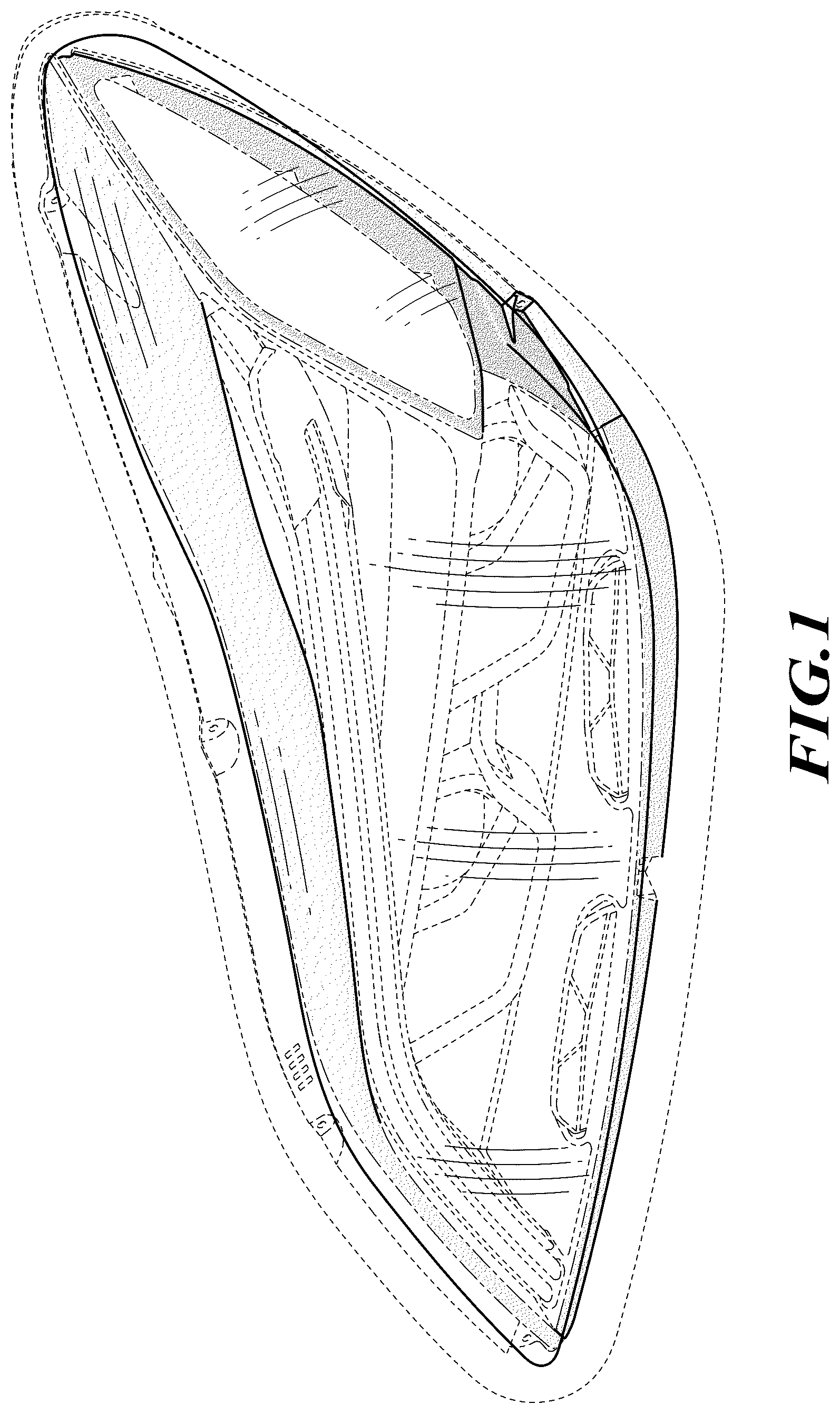 Patent USD1125625 — Headlamp bezel — Figure 1