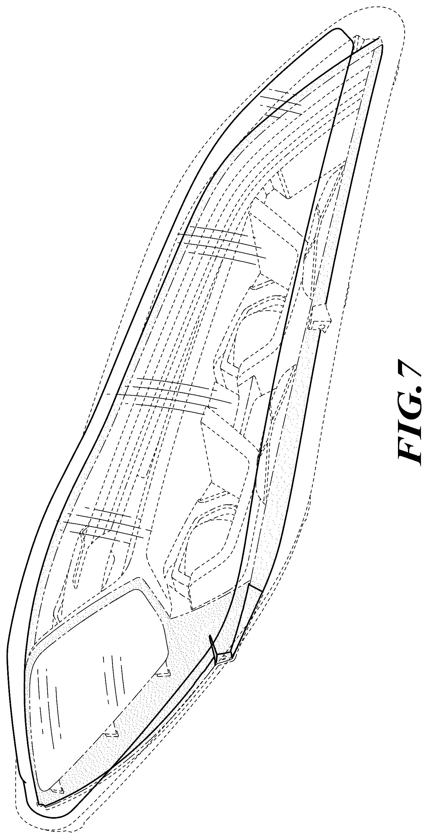 Patent USD1125625 Figure 7 – Headlamp bezel