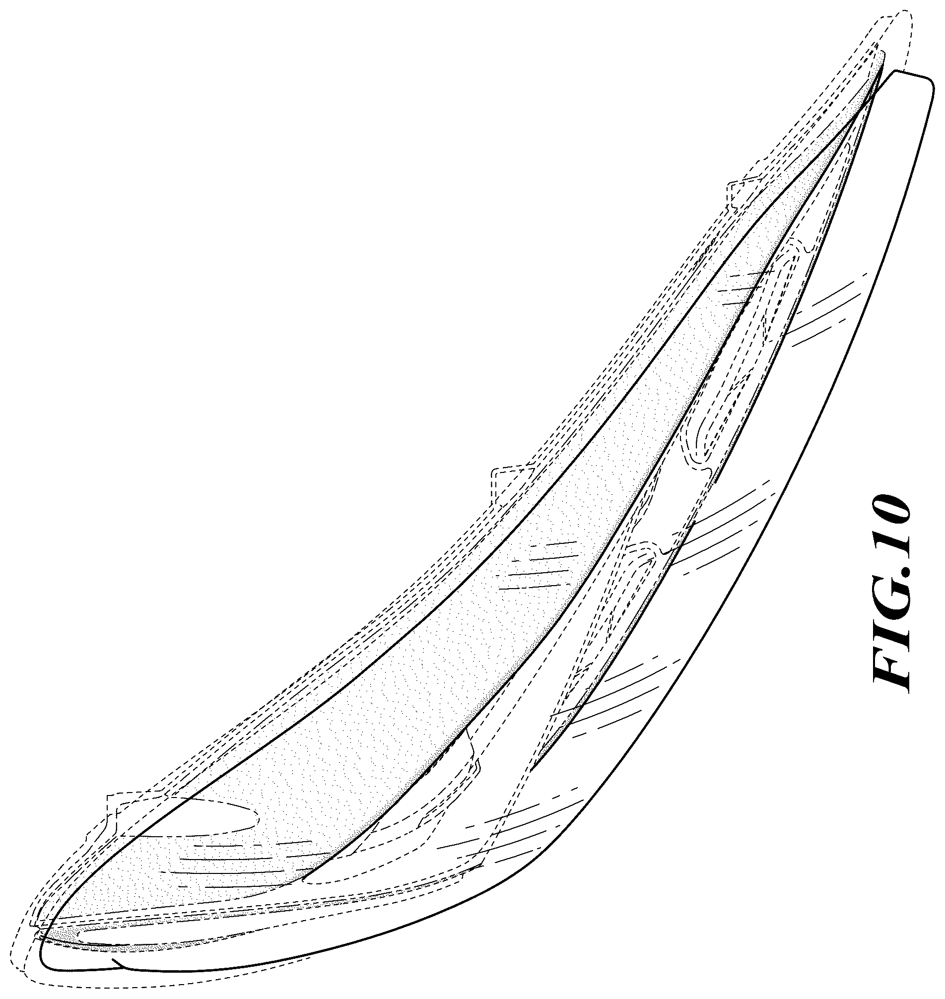 Patent USD1125625 Figure 10 – Headlamp bezel