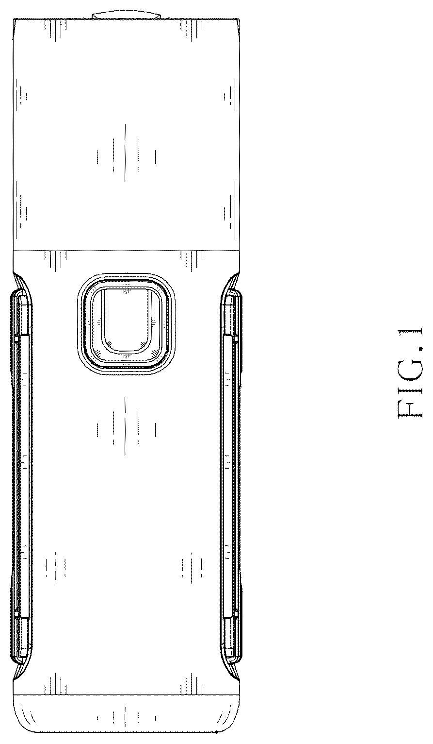 Patent USD1125627 Figure 1 – Bicycle light