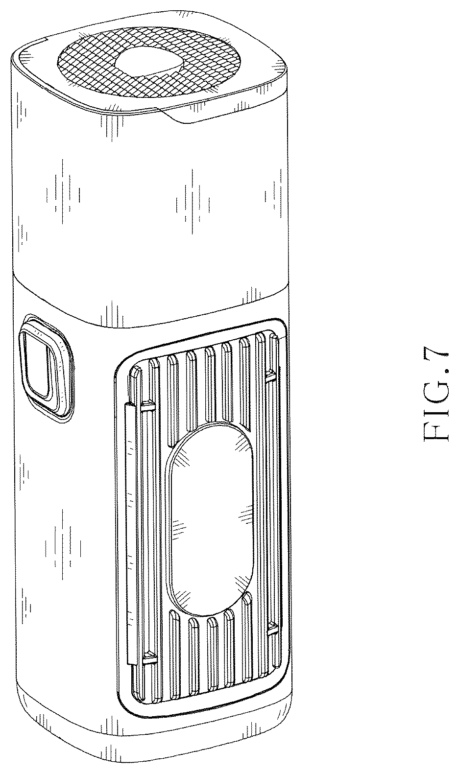 Patent USD1125627 Figure 7 – Bicycle light